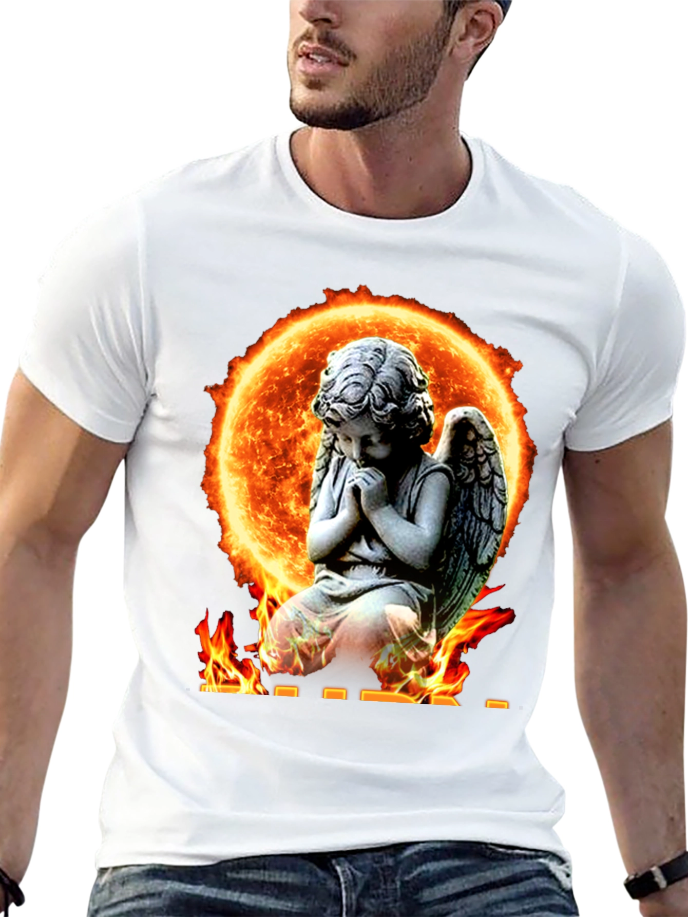 Angel in Flames Graphic T-Shirt