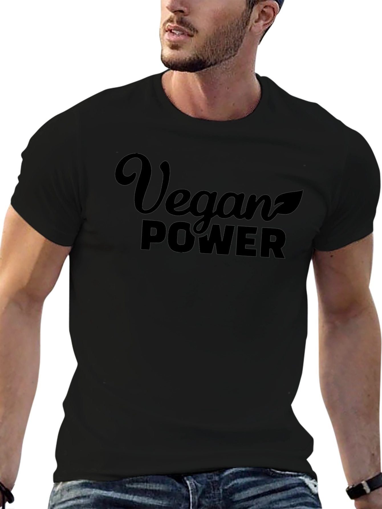 Vegan Power T-Shirt - Black