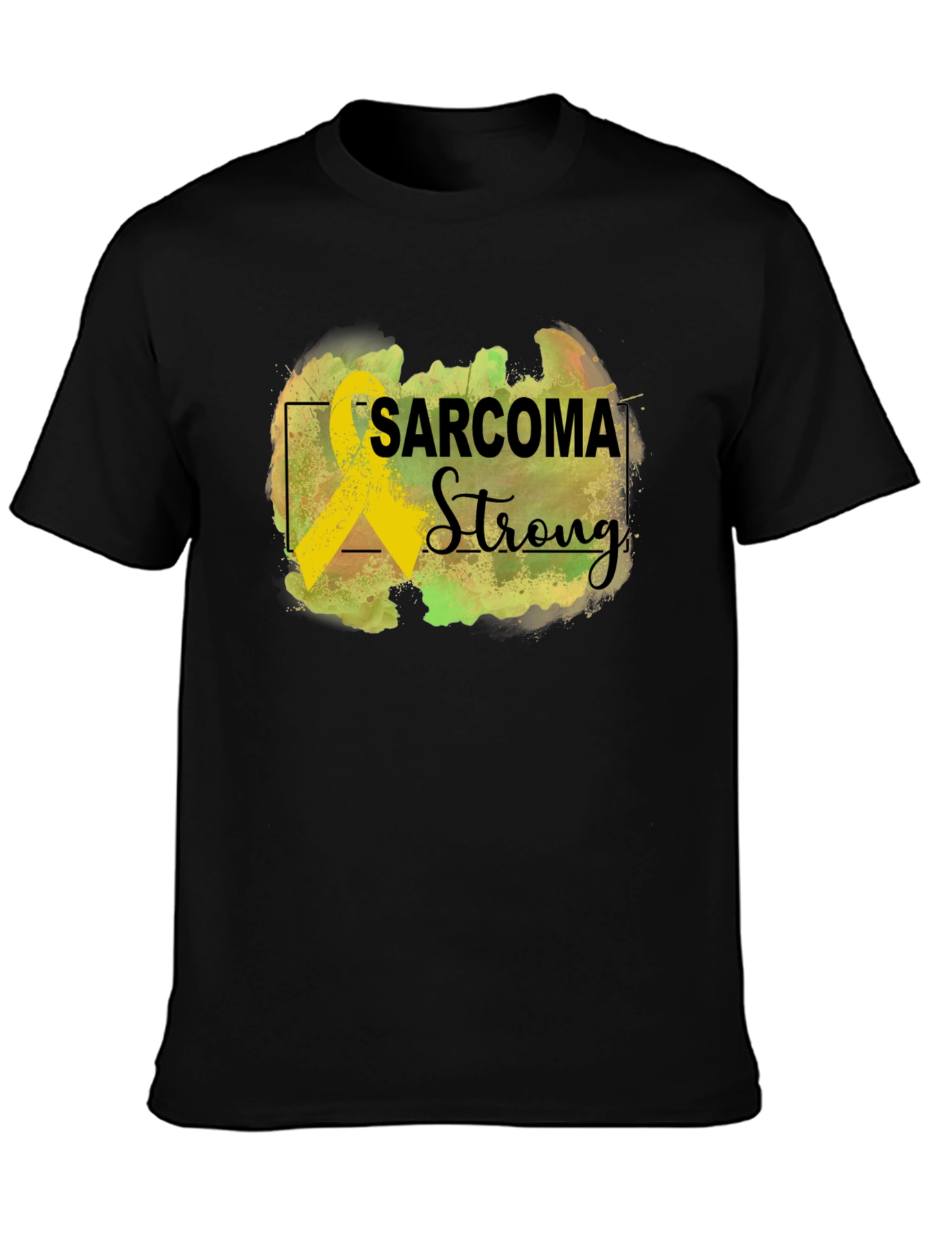 Sarcoma Strong Black Awareness T-Shirt