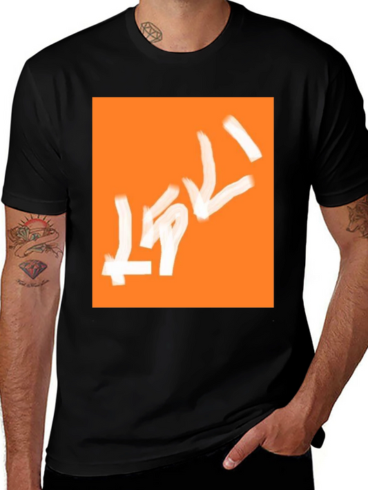 Abstract Graphic Tee - Mens Black T-Shirt