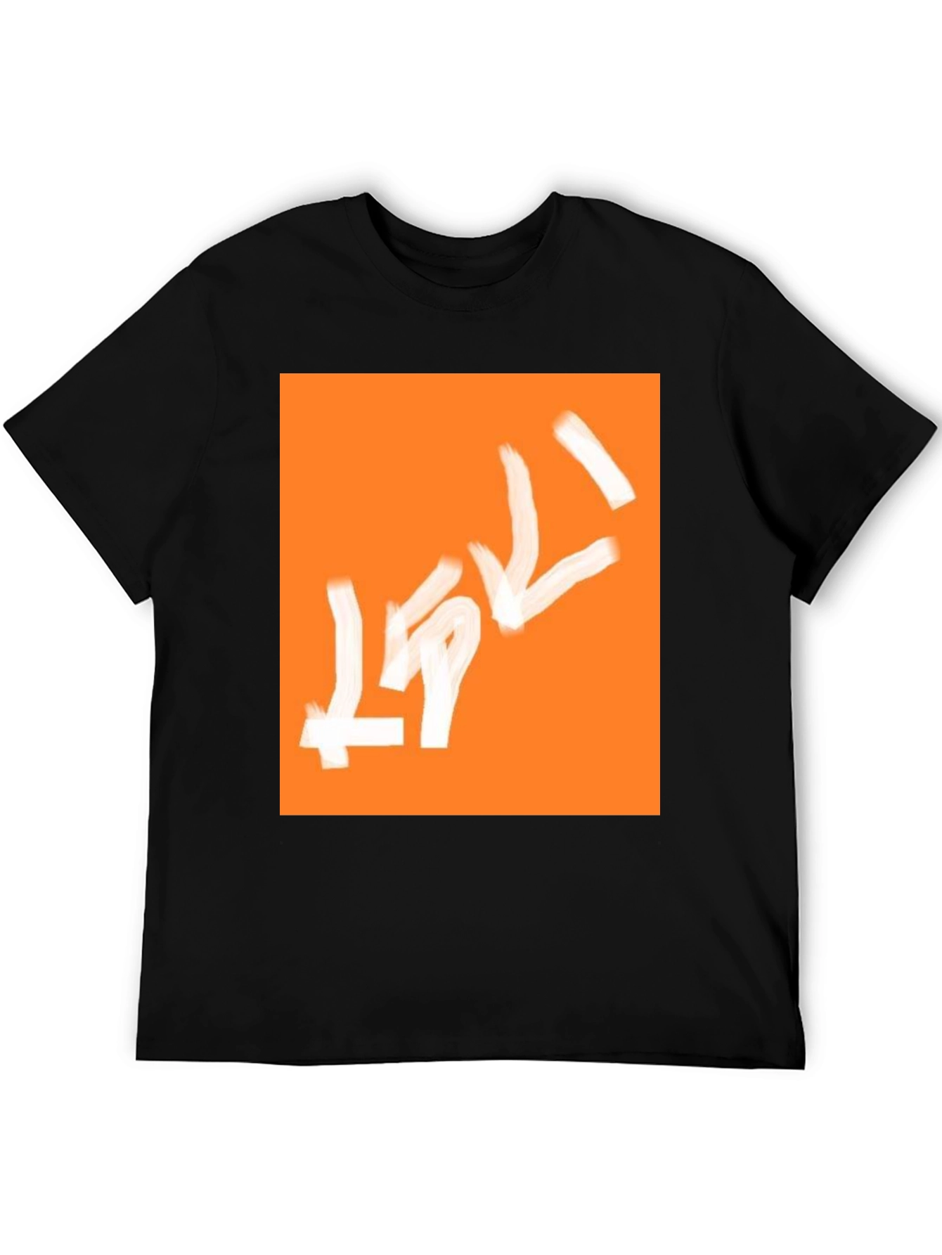 Abstract Graphic Tee - Mens Black T-Shirt