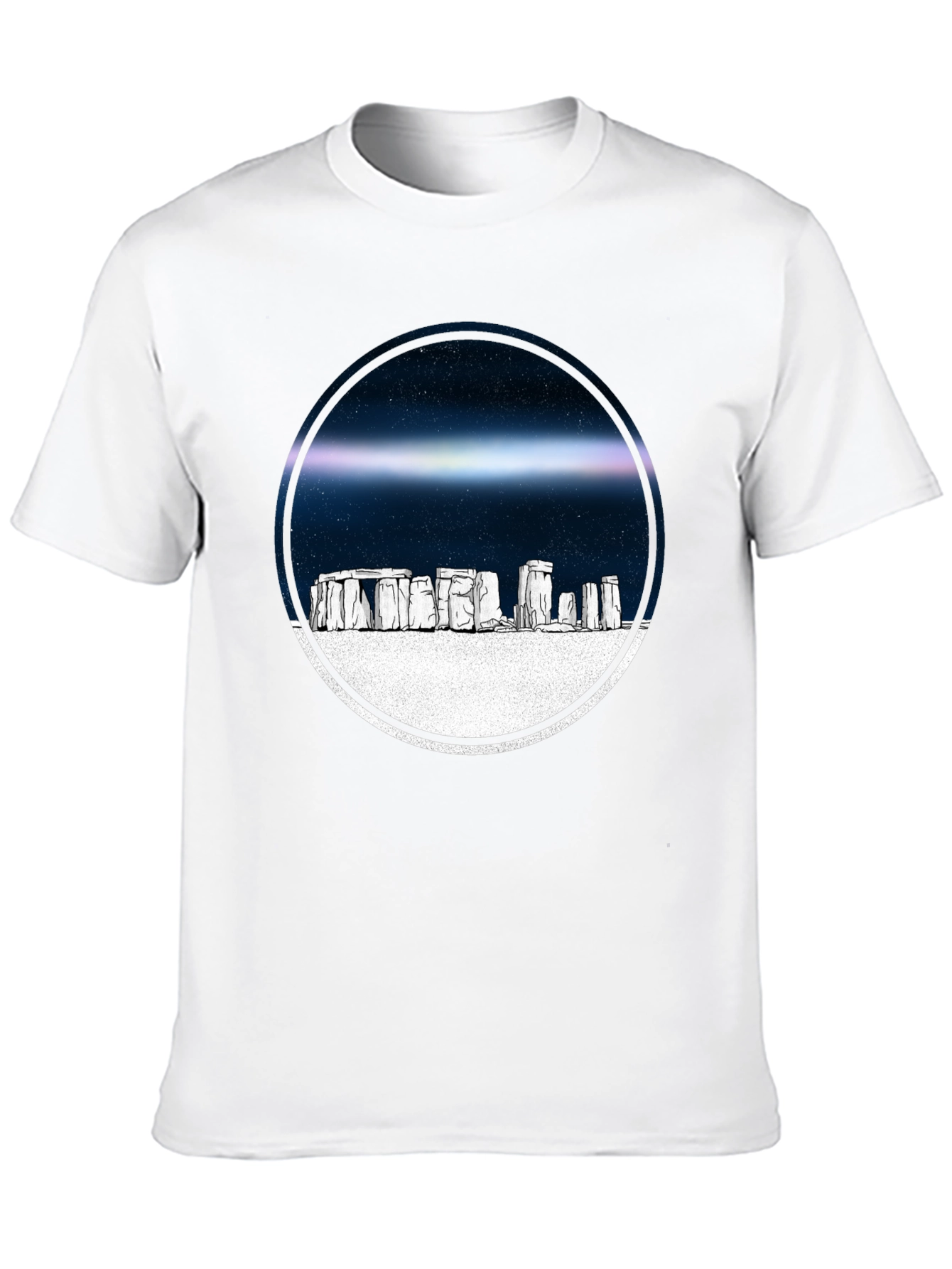 Stonehenge Graphic Tee - Celestial Circle Design