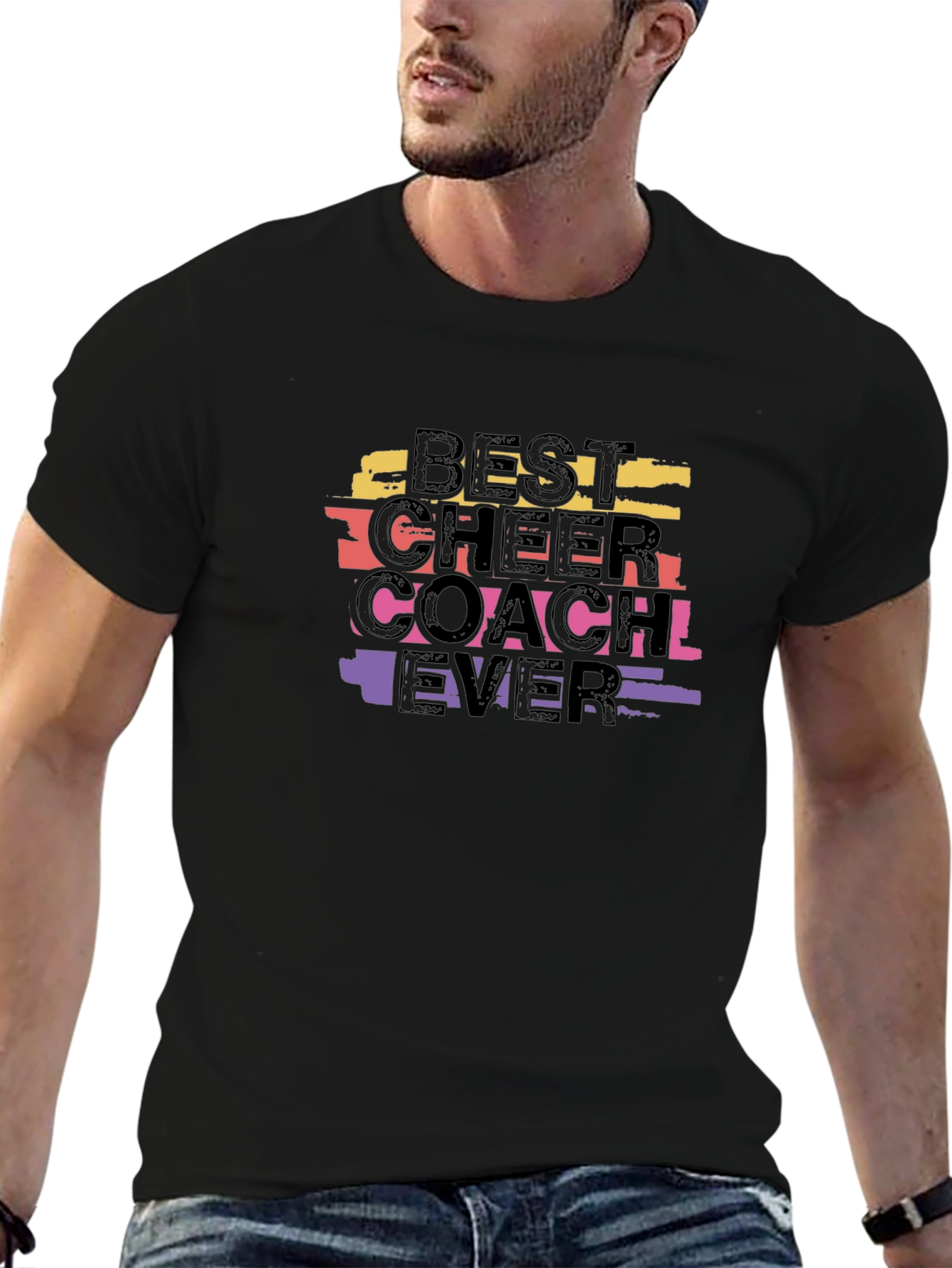 Best Cheer Coach Ever Graphic Tee