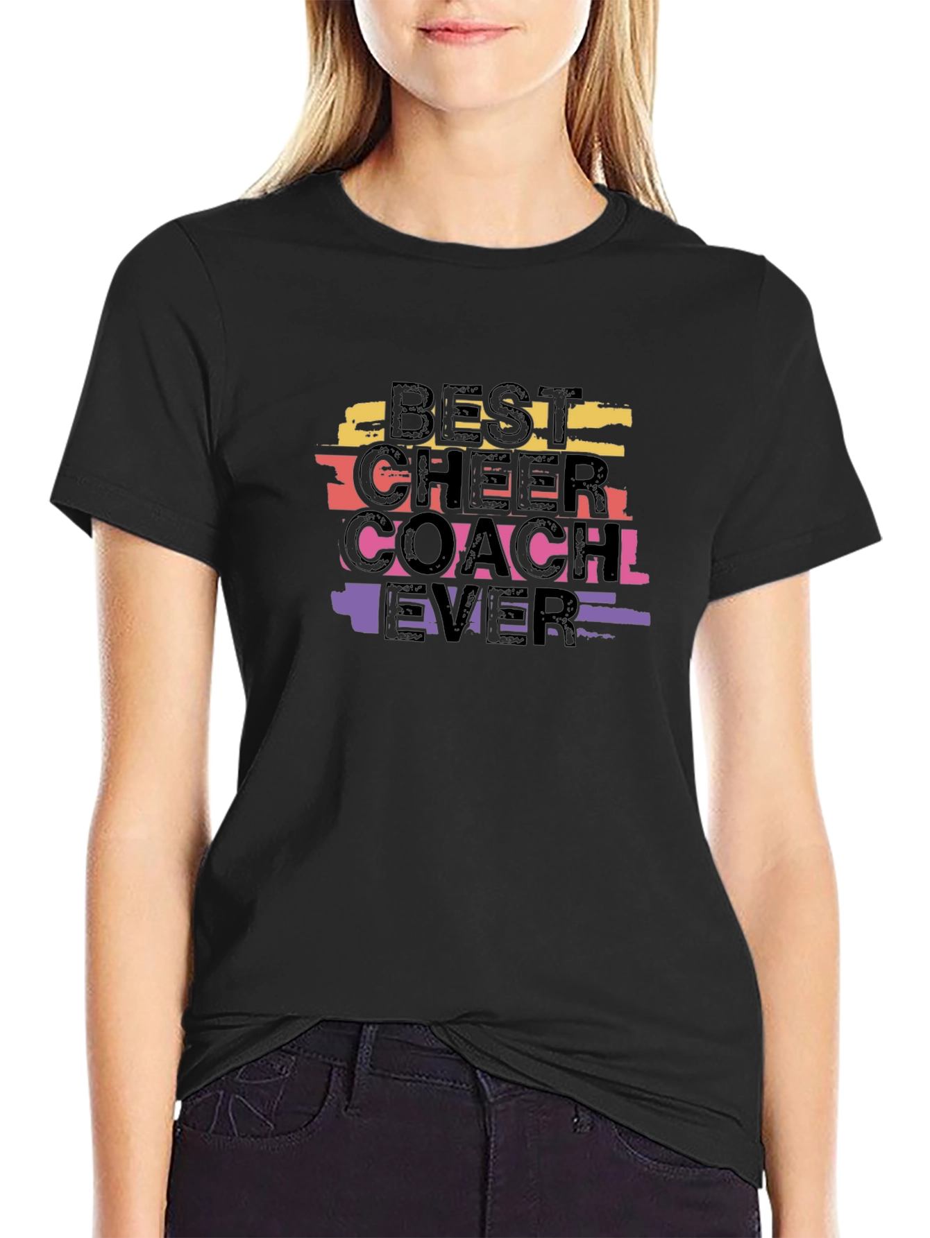 Best Cheer Coach Ever Graphic Tee