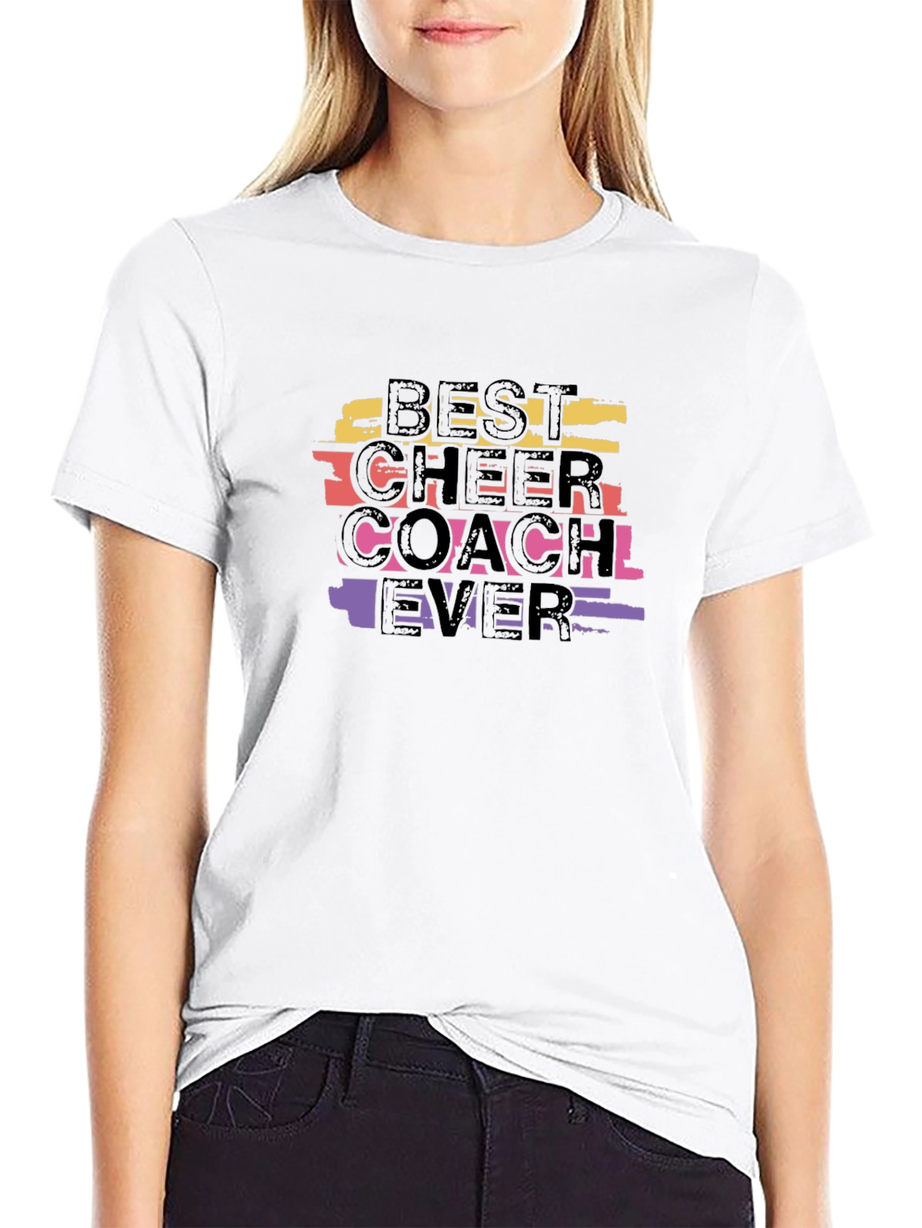 Best Cheer Coach Ever Graphic Tee