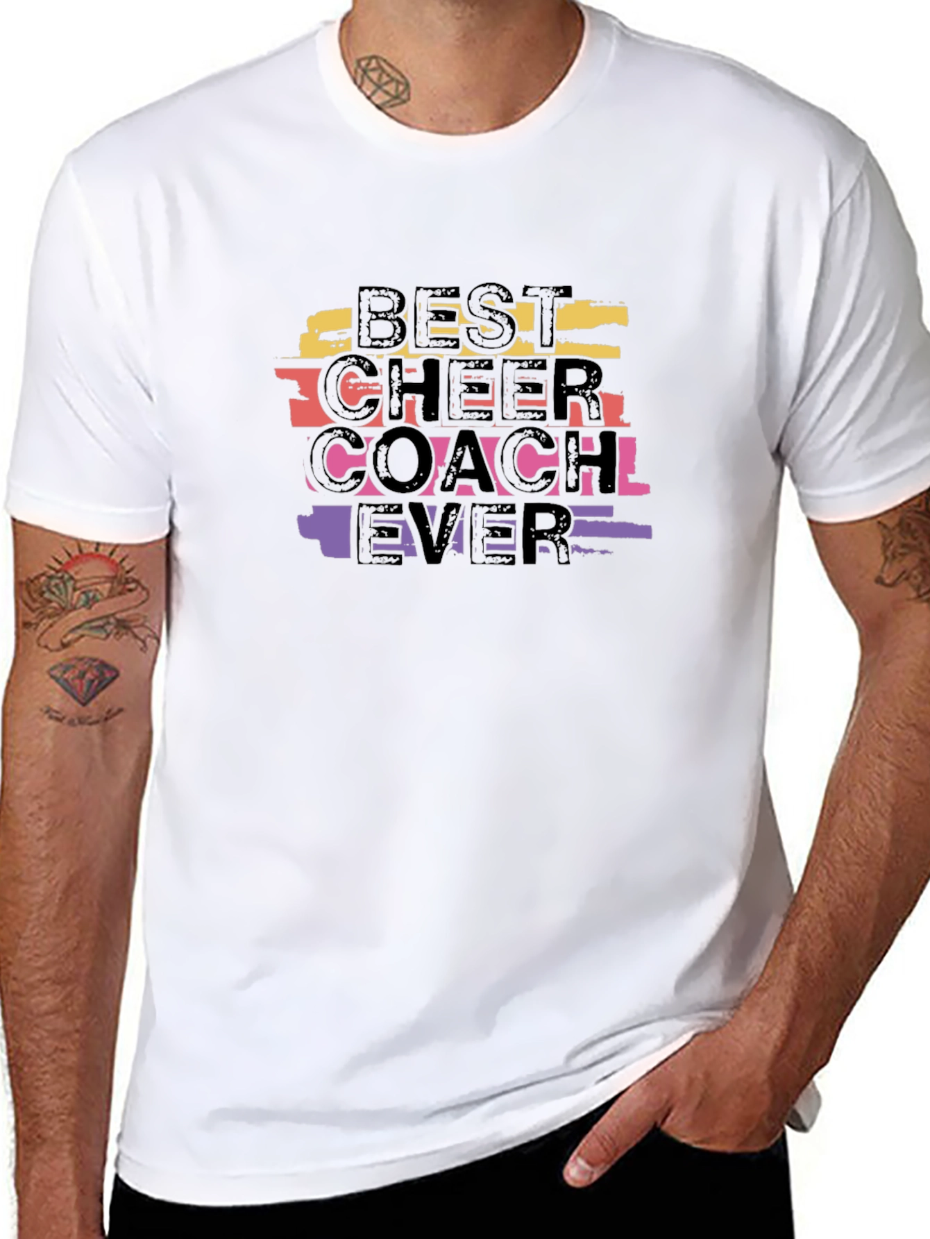 Best Cheer Coach Ever Graphic Tee