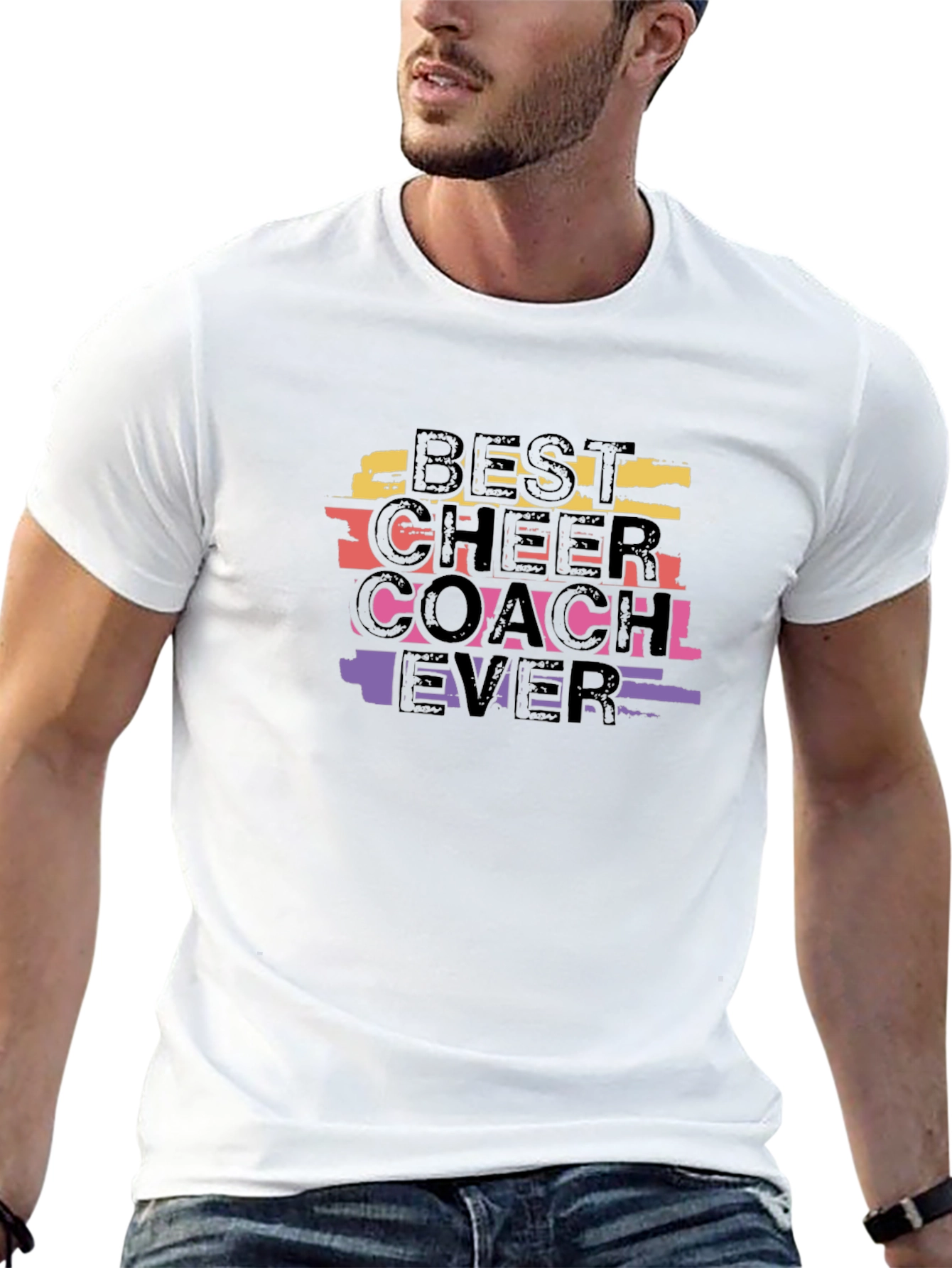Best Cheer Coach Ever Graphic Tee