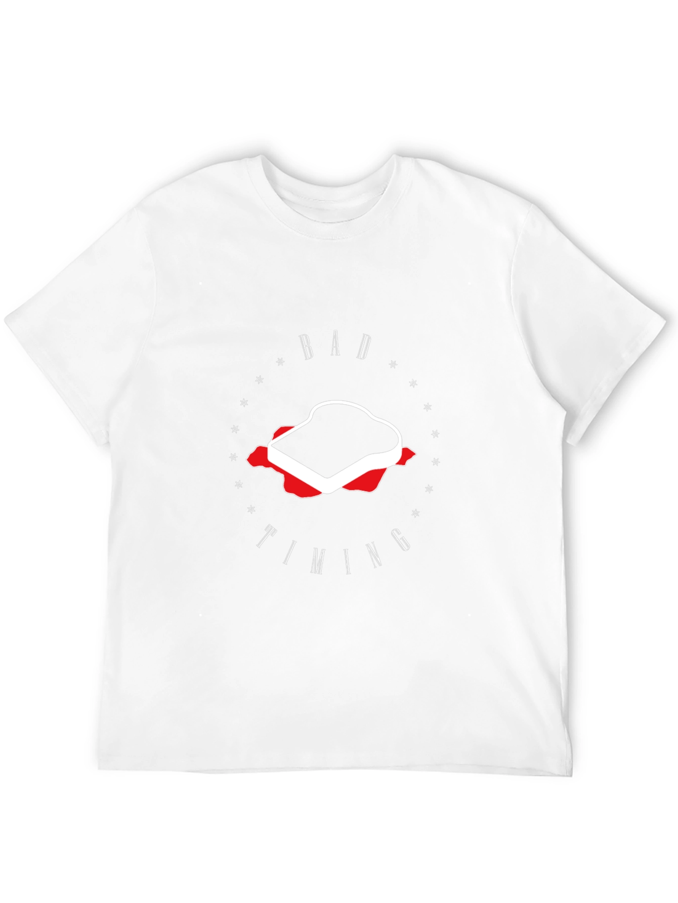 Bad Timing Sandwich Graphic Tee - Unisex Black T-Shirt