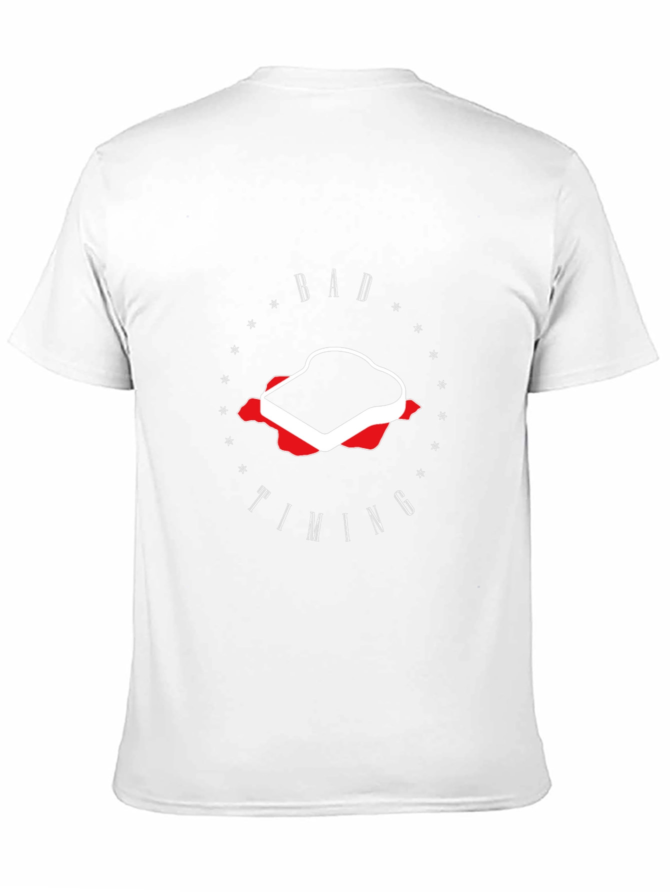 Bad Timing Sandwich Graphic Tee - Unisex Black T-Shirt