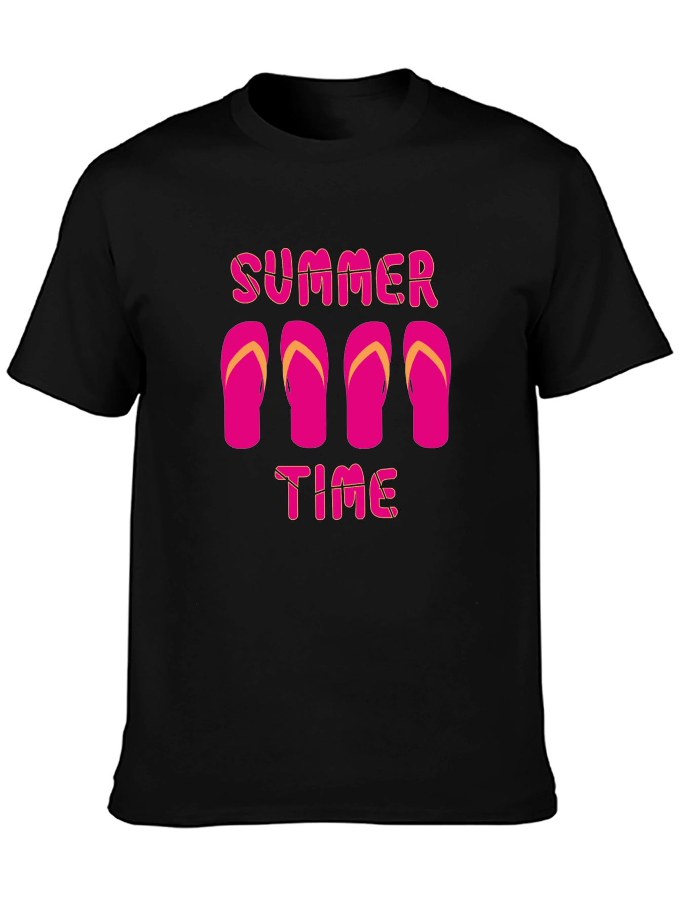 Summer Time Flip Flop Graphic T-Shirt