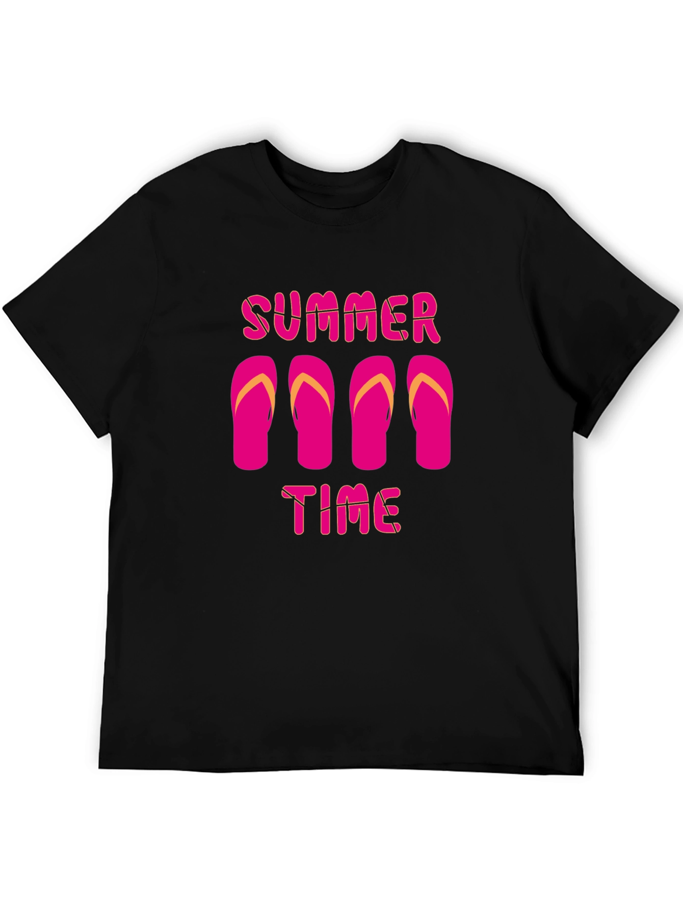 Summer Time Flip Flop Graphic T-Shirt