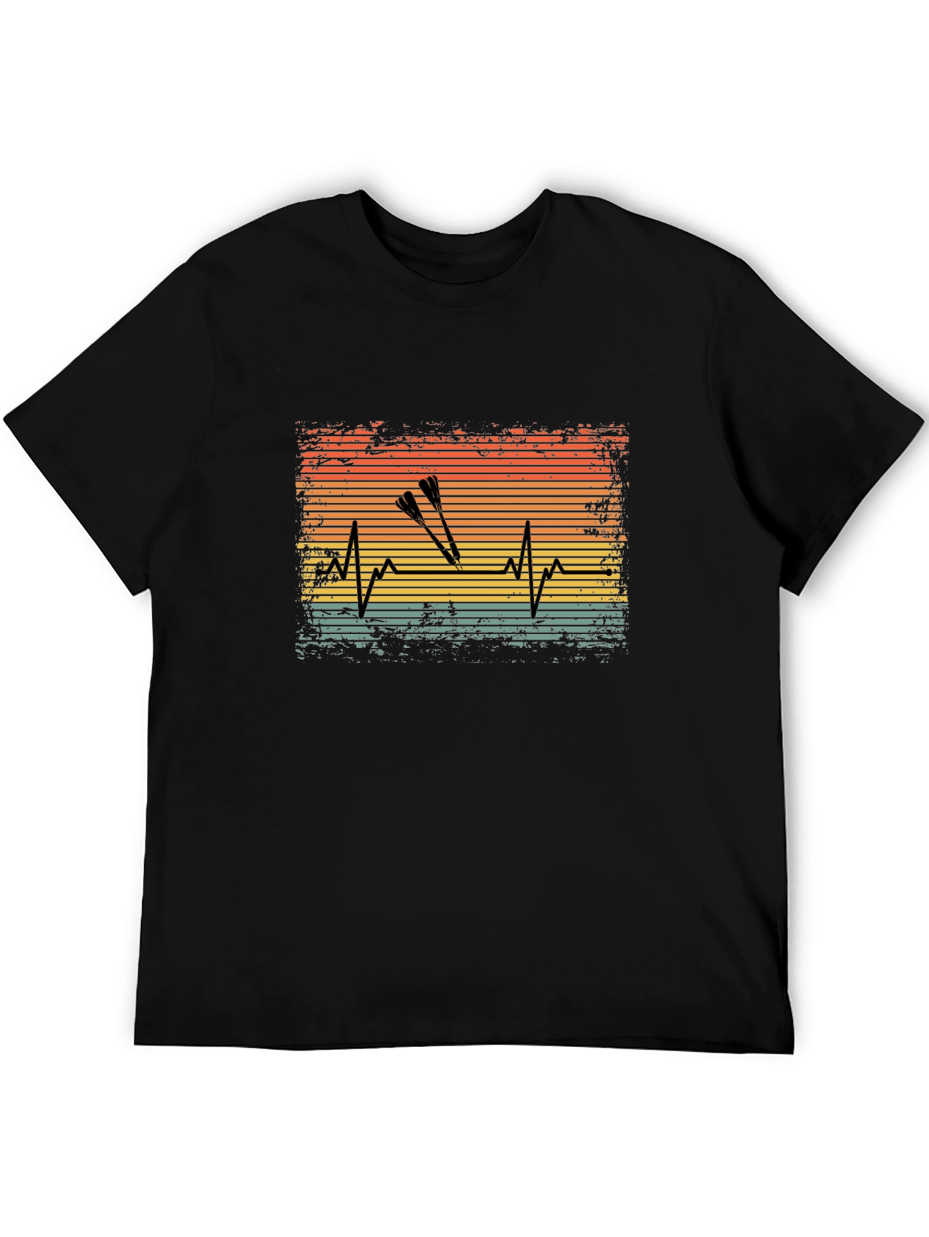 Retro Darts Heartbeat T-Shirt
