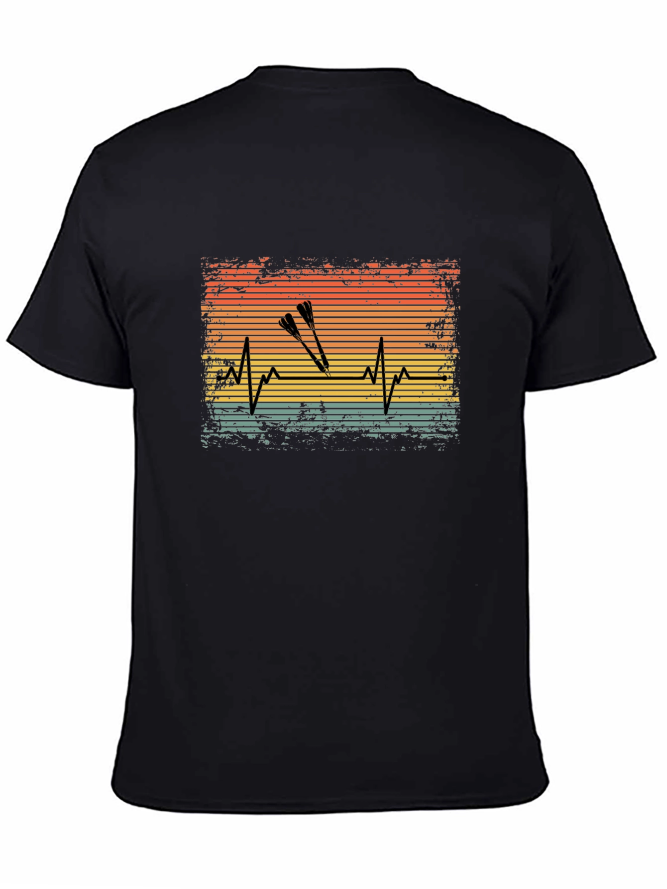 Retro Darts Heartbeat T-Shirt