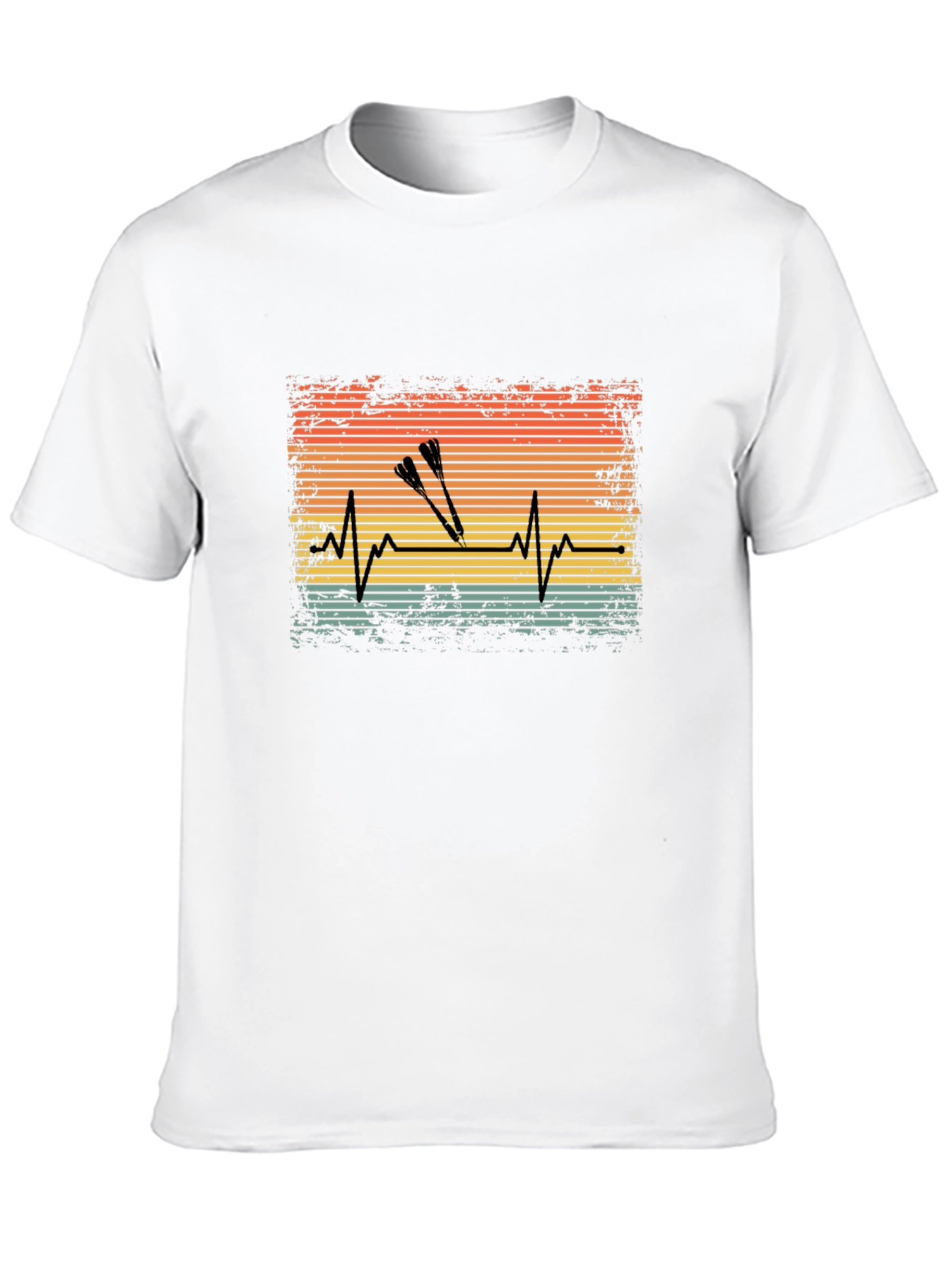 Retro Darts Heartbeat T-Shirt