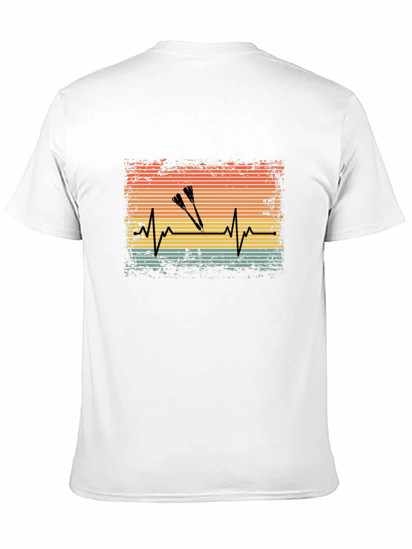Retro Darts Heartbeat T-Shirt