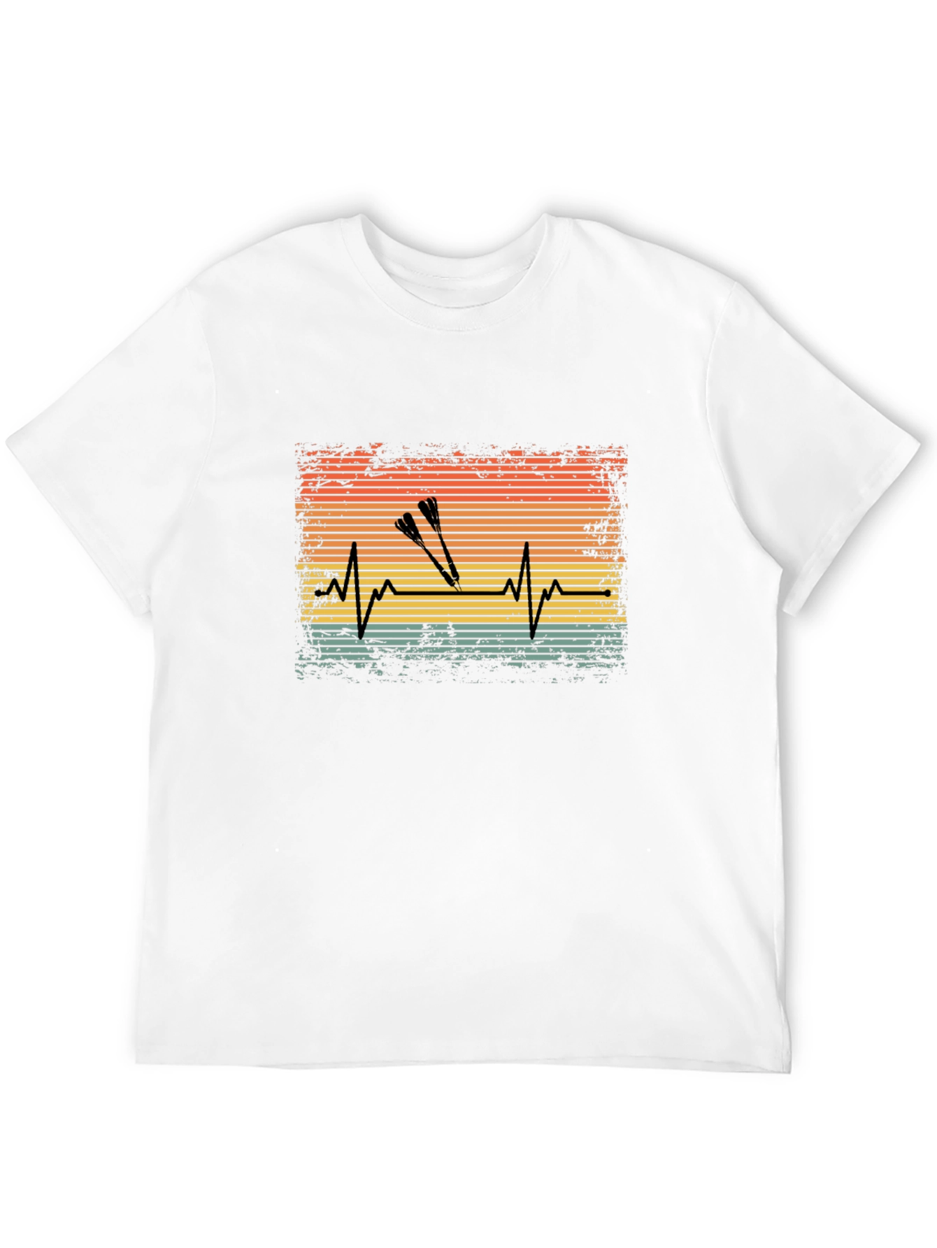 Retro Darts Heartbeat T-Shirt