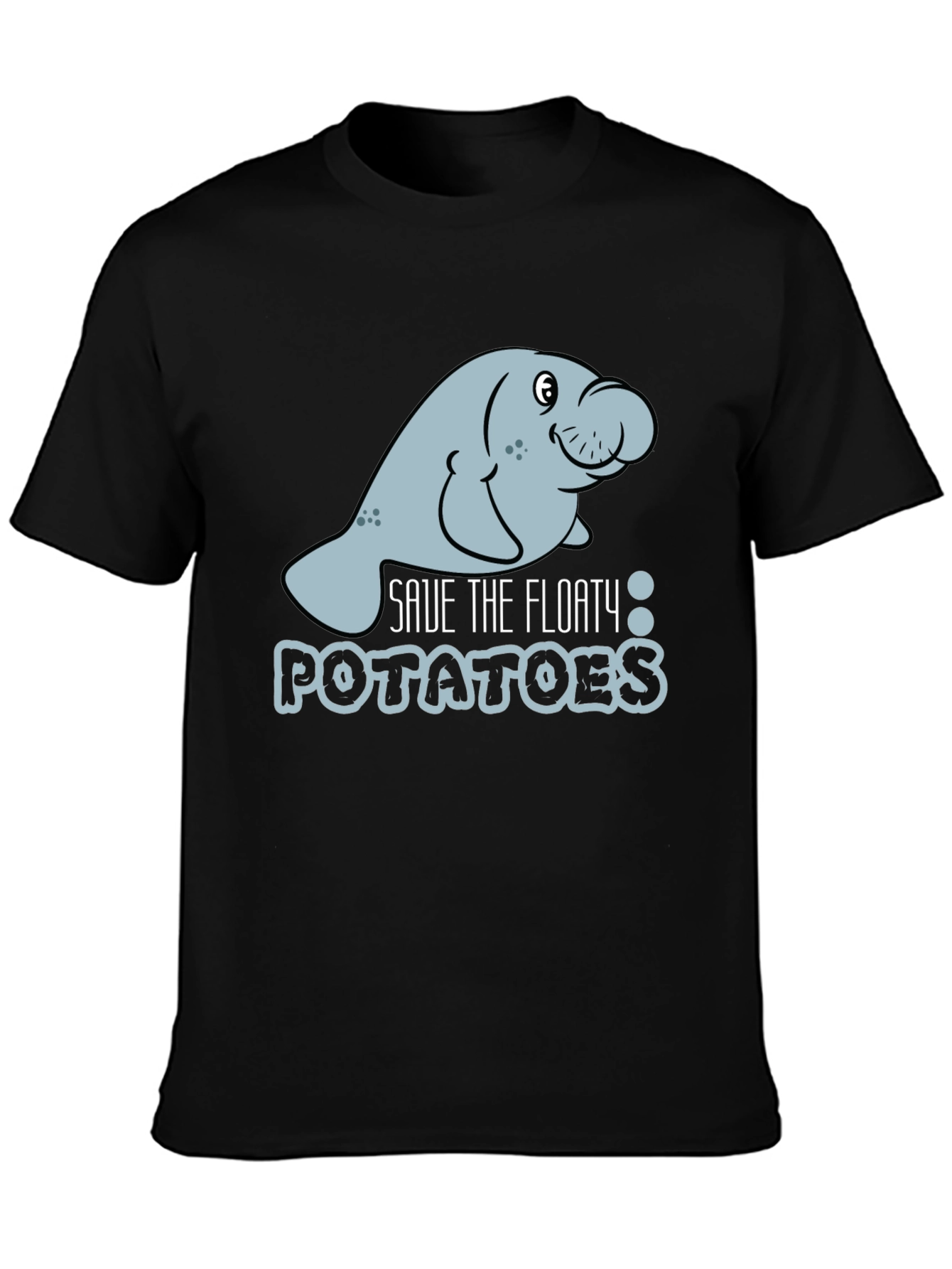 Save the Floaty Potatoes Manatee Graphic Tee