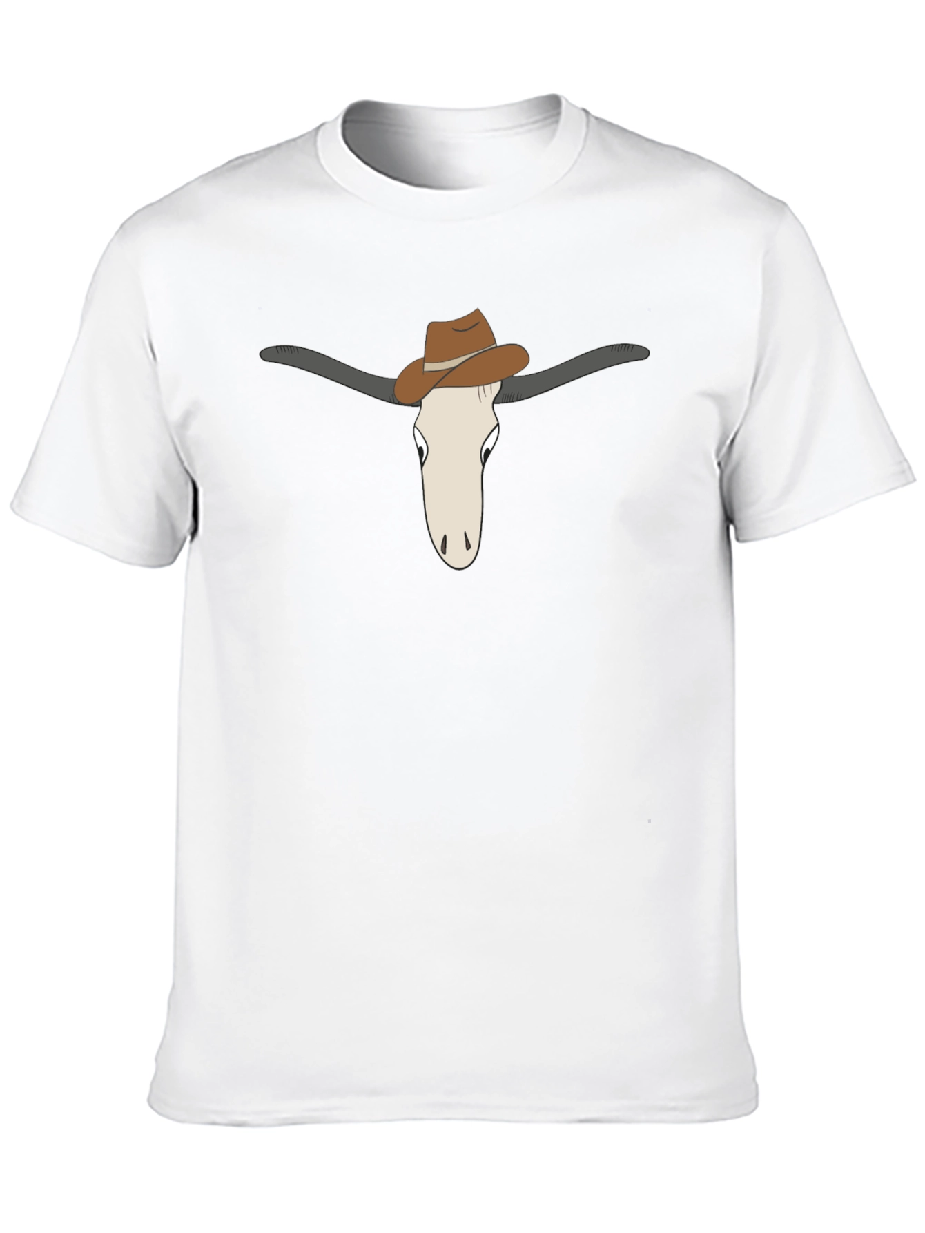 Cowboy Steer Graphic Tee - Black