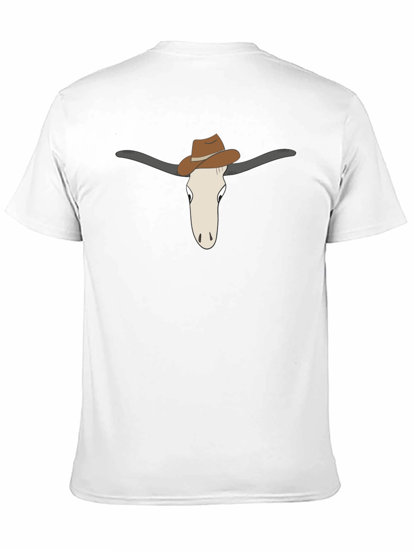 Cowboy Steer Graphic Tee - Black