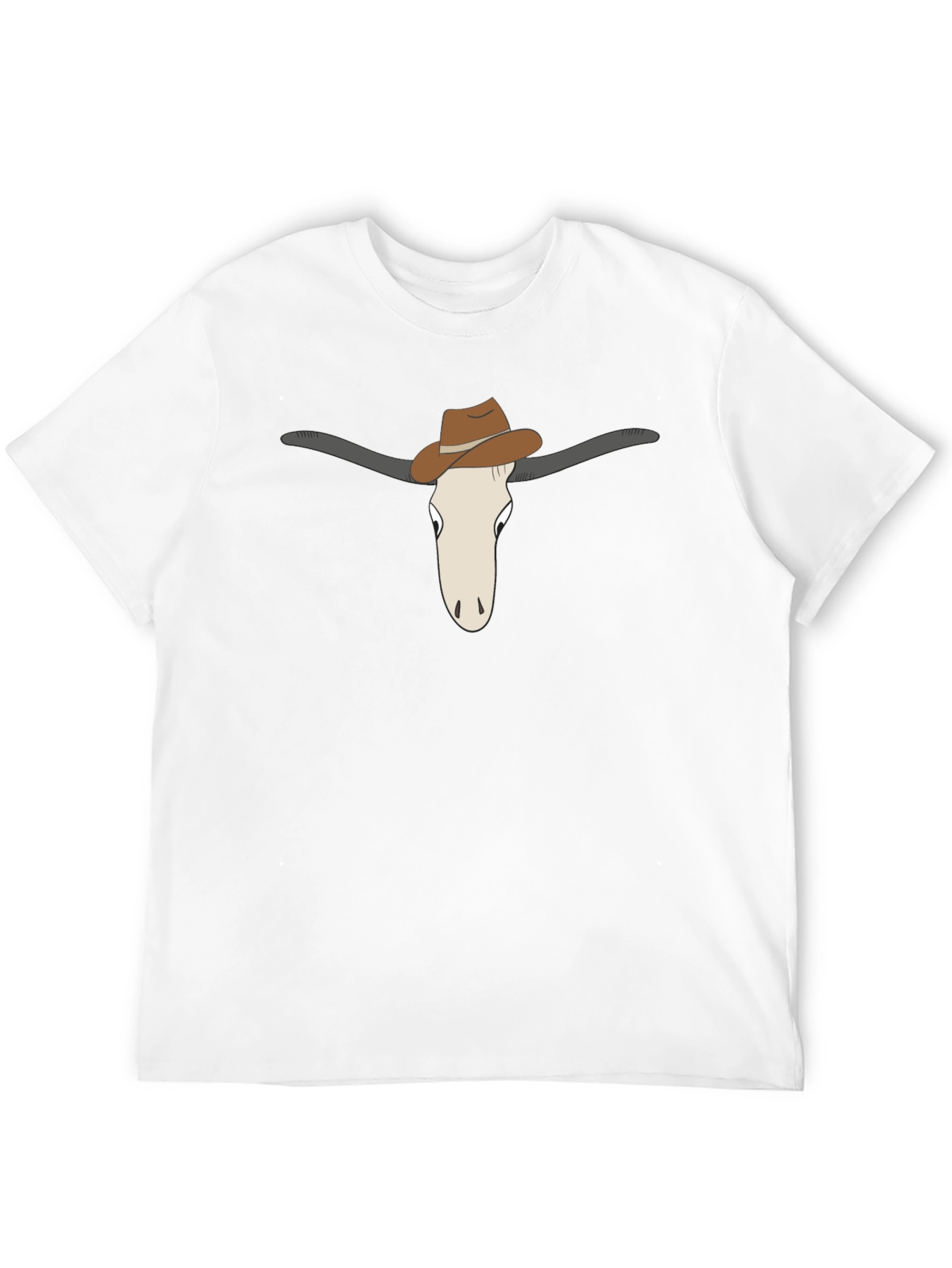 Cowboy Steer Graphic Tee - Black