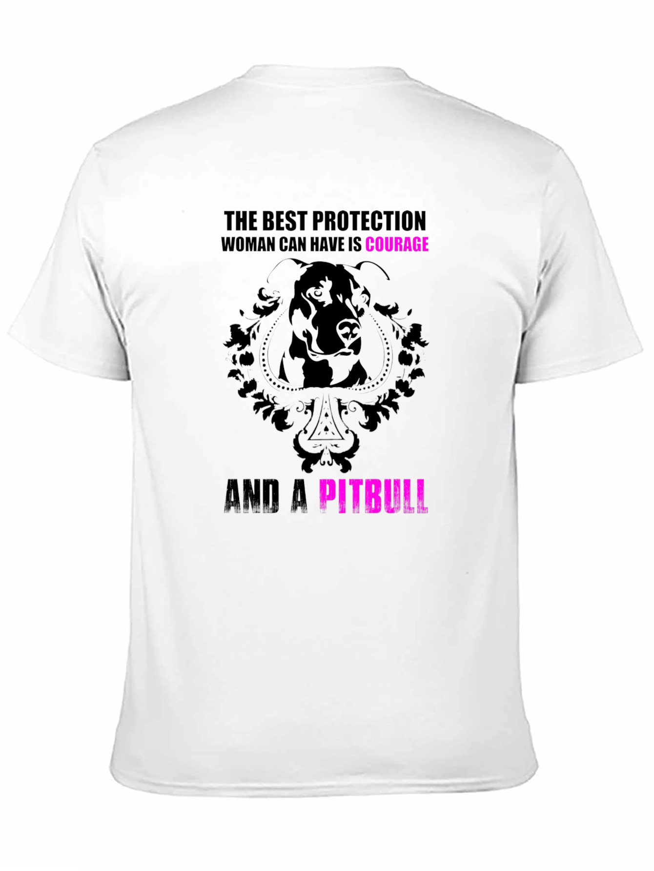 Courage & Pitbull Graphic Tee