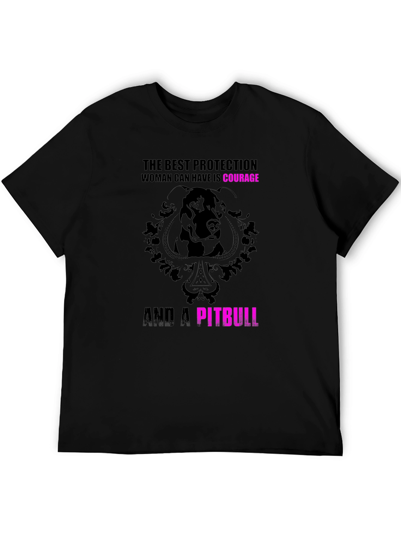 Courage & Pitbull Graphic Tee