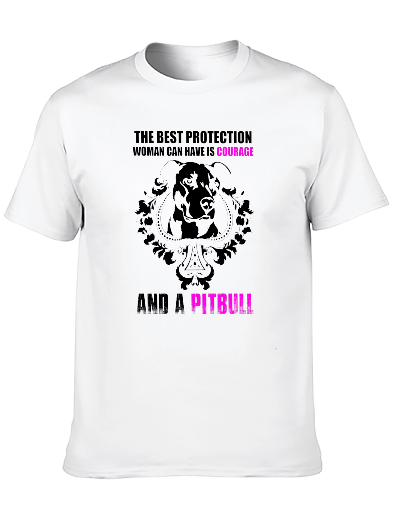 Courage & Pitbull Graphic Tee