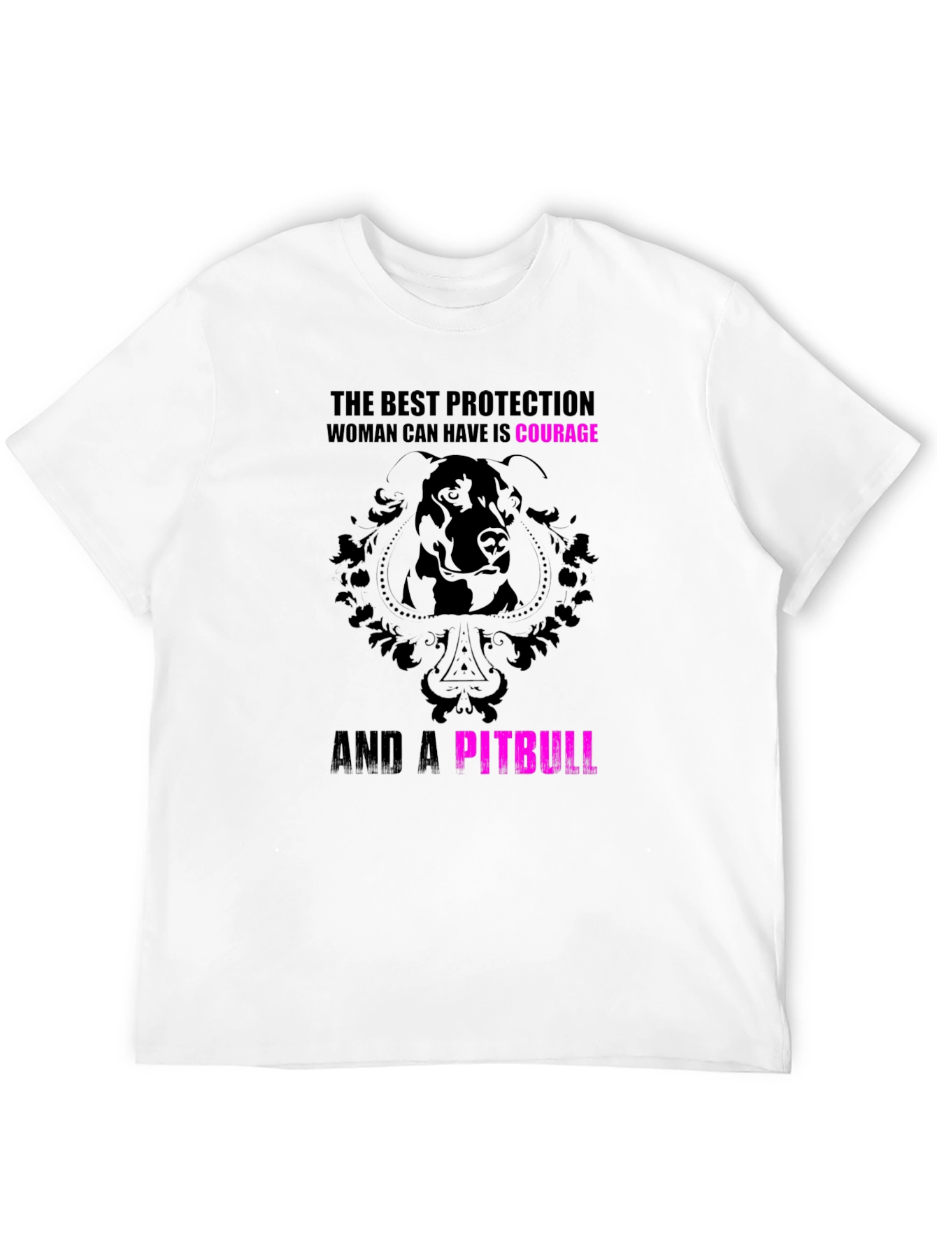 Courage & Pitbull Graphic Tee