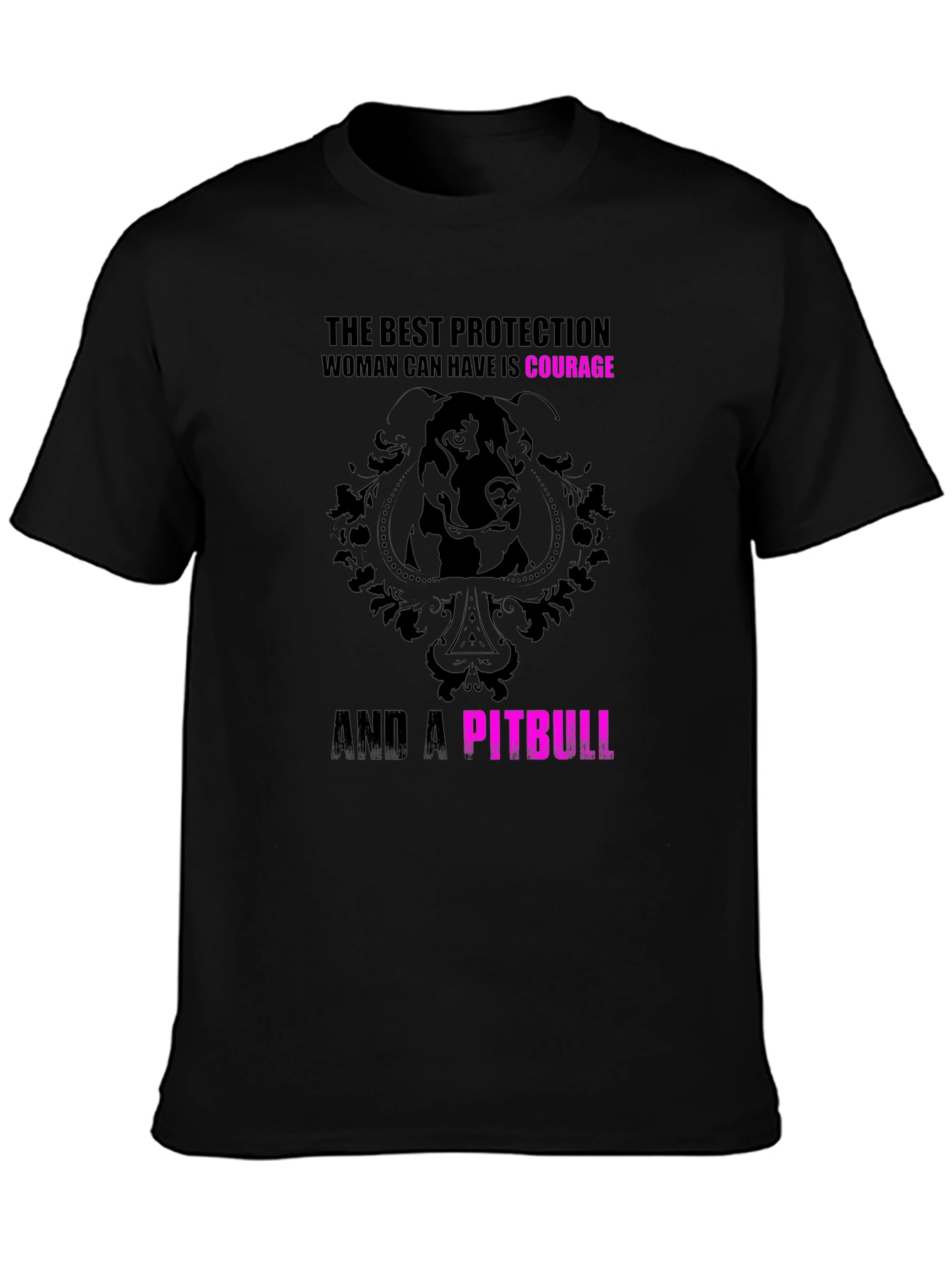 Courage & Pitbull Graphic Tee