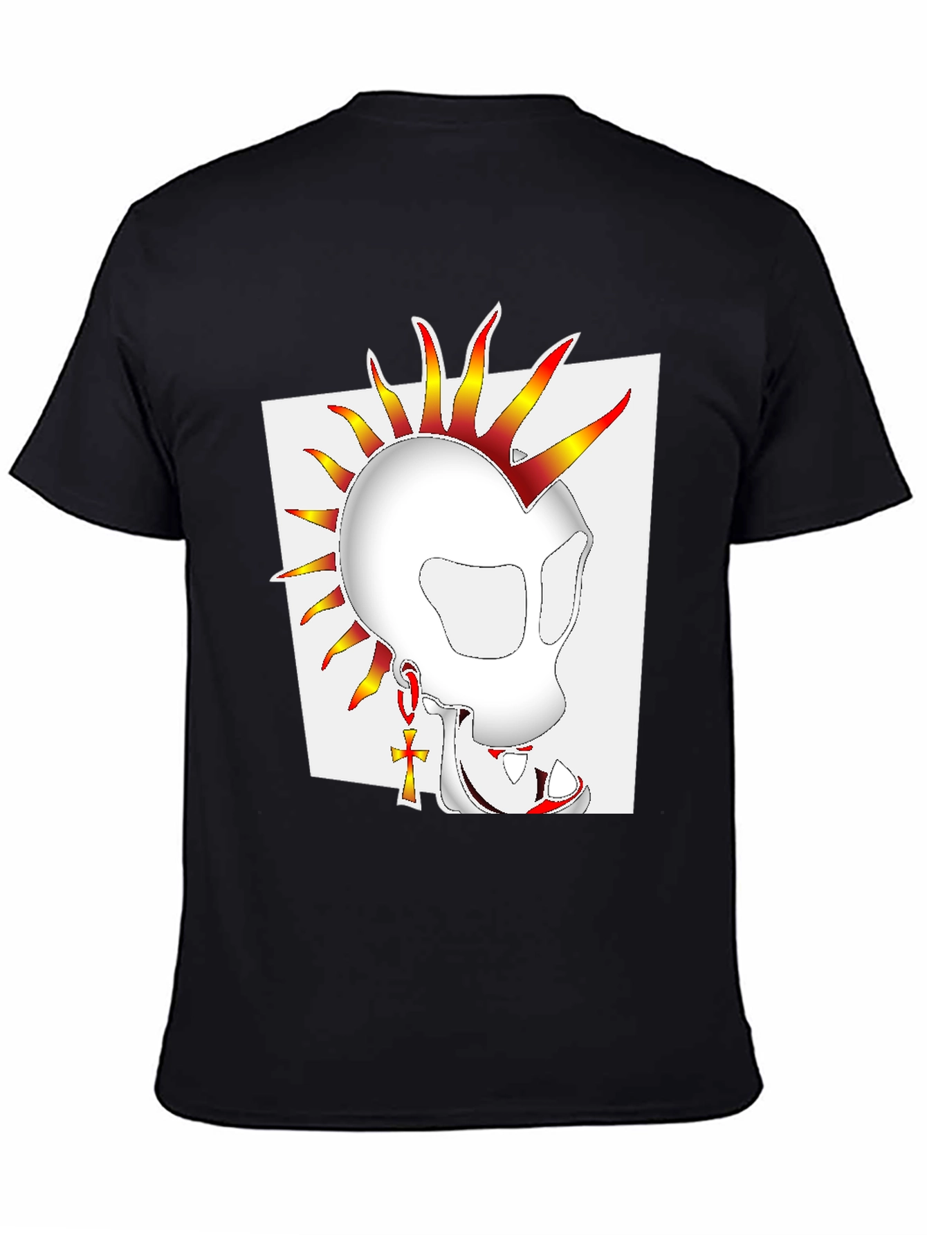 Skull Punk Graphic Tee - Edgy Streetwear Style