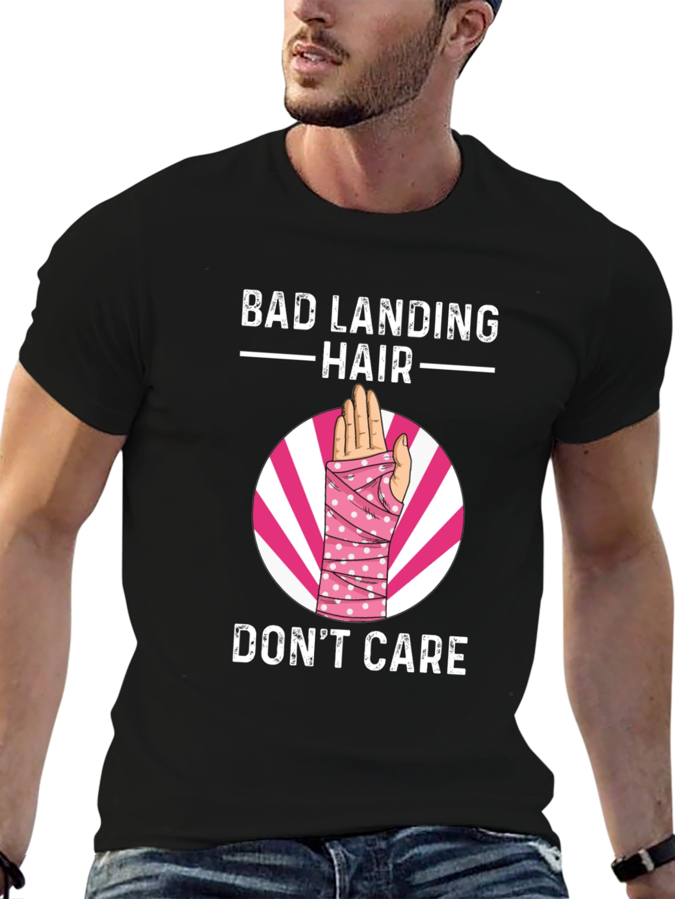 Bad Landing Hair Dont Care T-Shirt