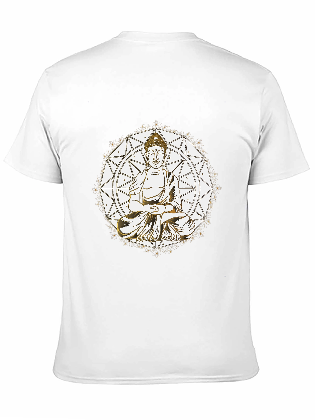 Buddha Mandala Graphic Tee - Meditative Style