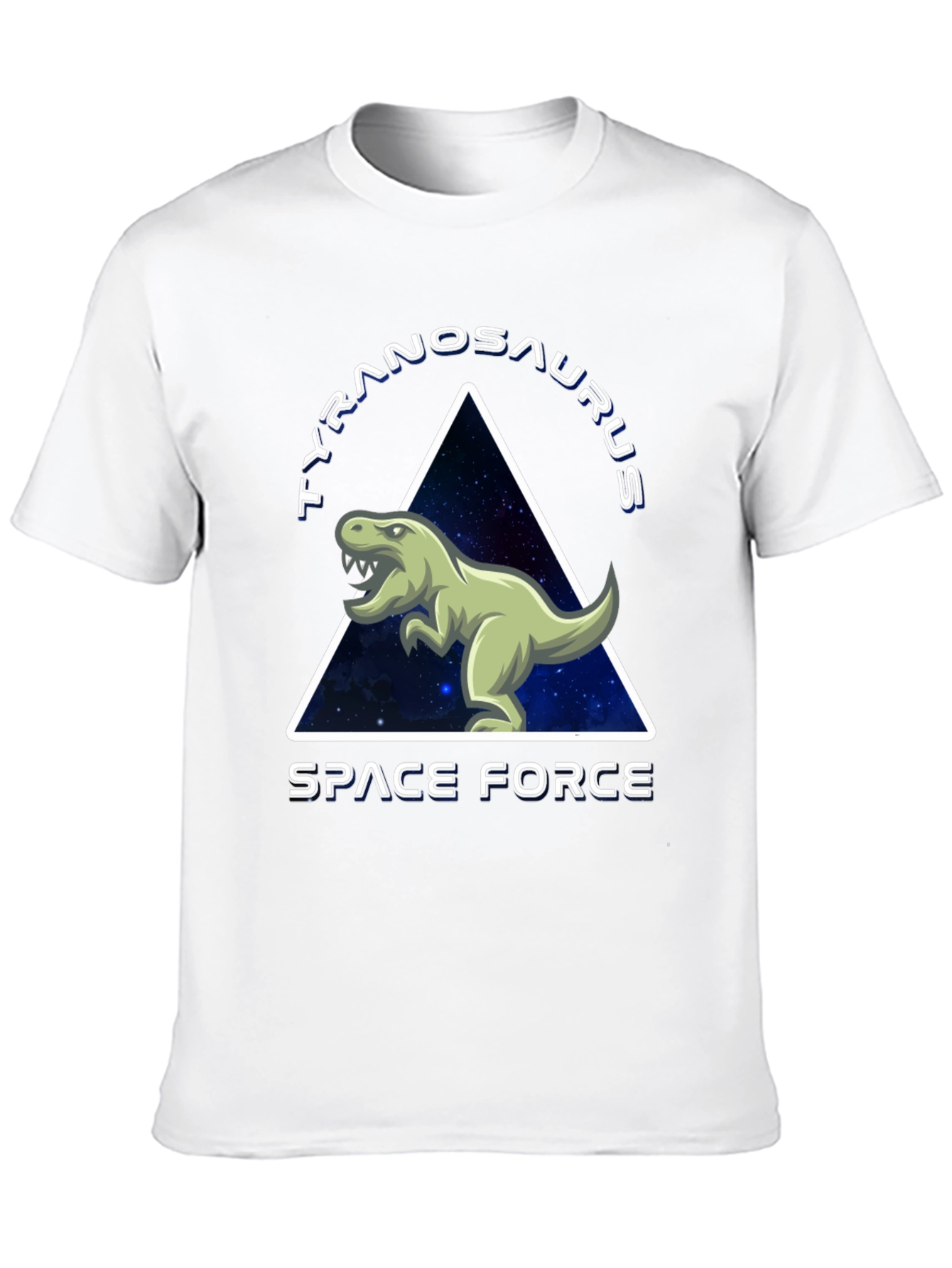 Tyrannosaurus Space Force Graphic T-Shirt