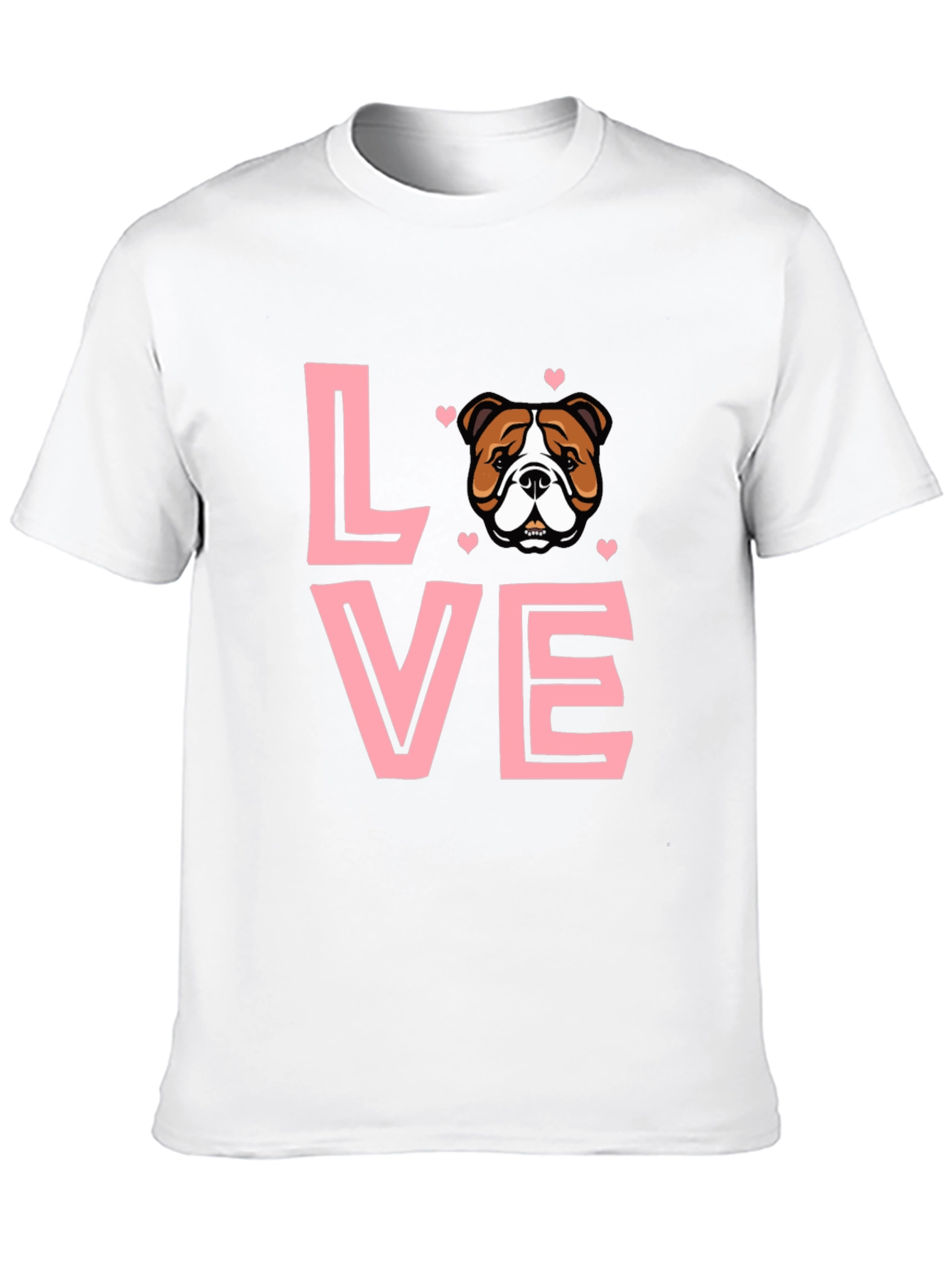 Bulldog Love T-Shirt - Cute Dog Lover Tee