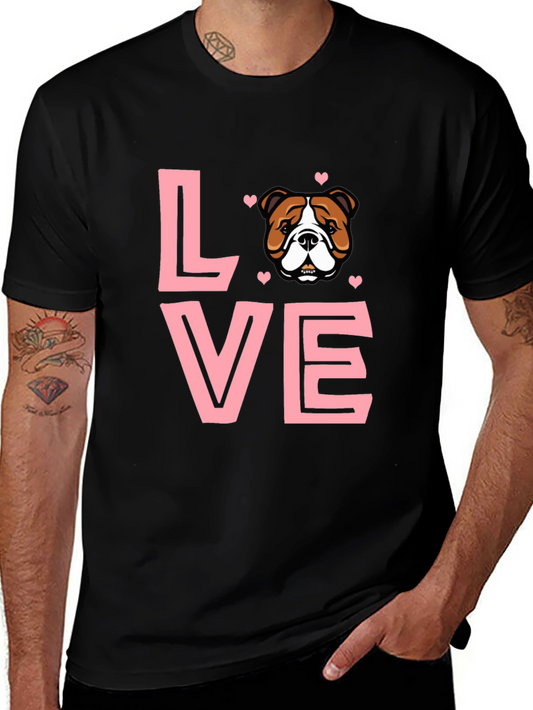 Bulldog Love T-Shirt - Cute Dog Lover Tee