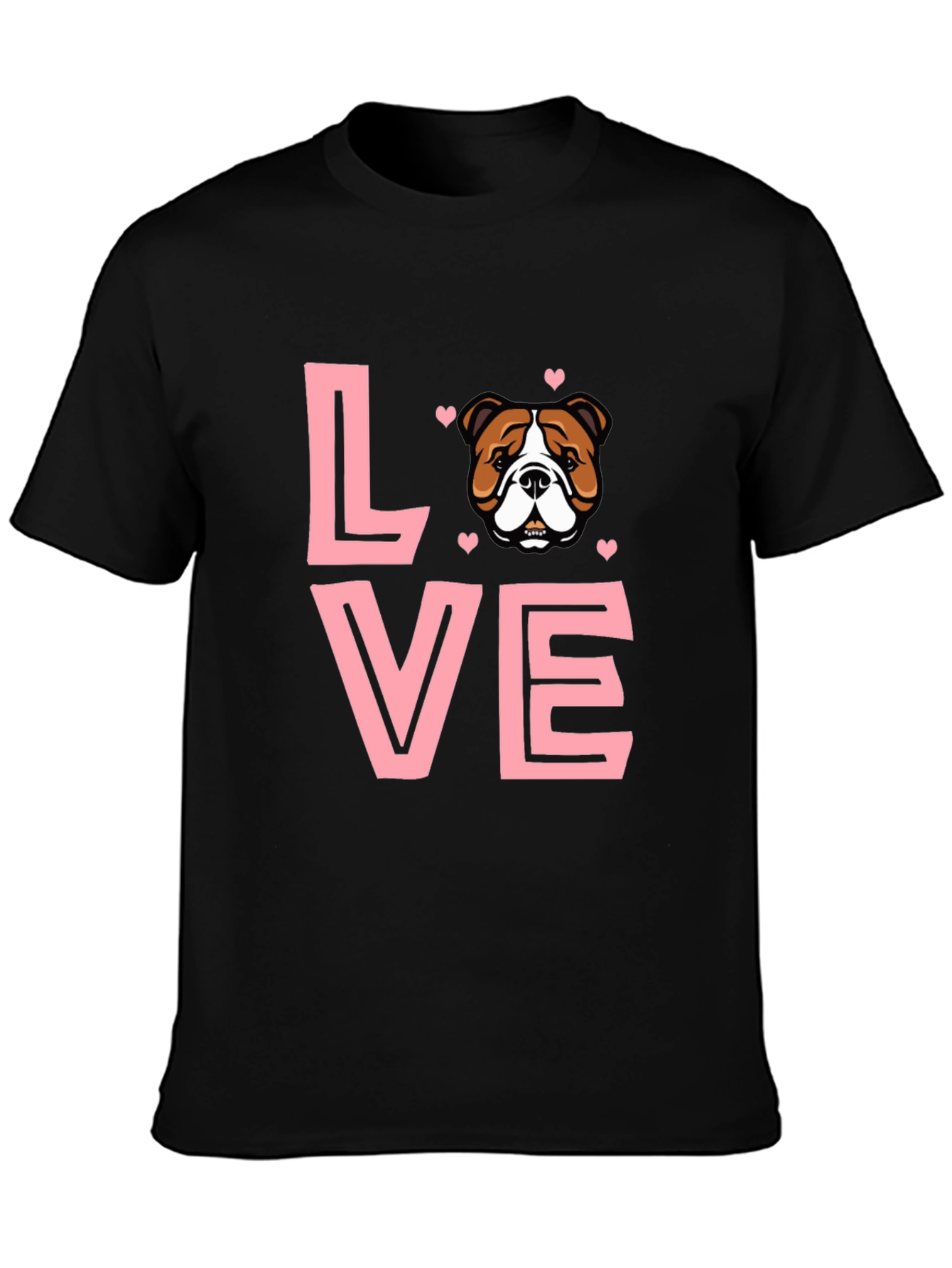 Bulldog Love T-Shirt - Cute Dog Lover Tee