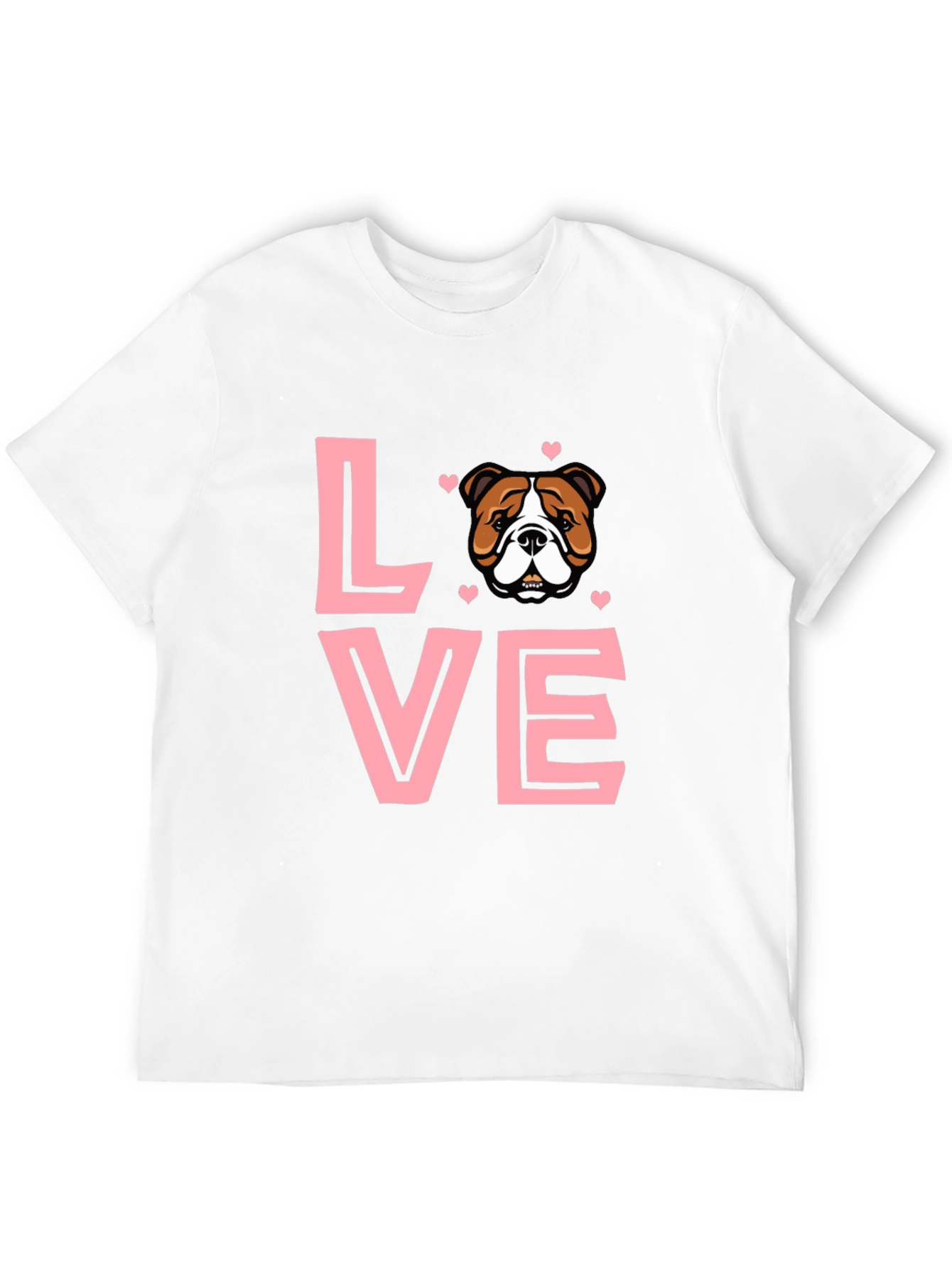 Bulldog Love T-Shirt - Cute Dog Lover Tee
