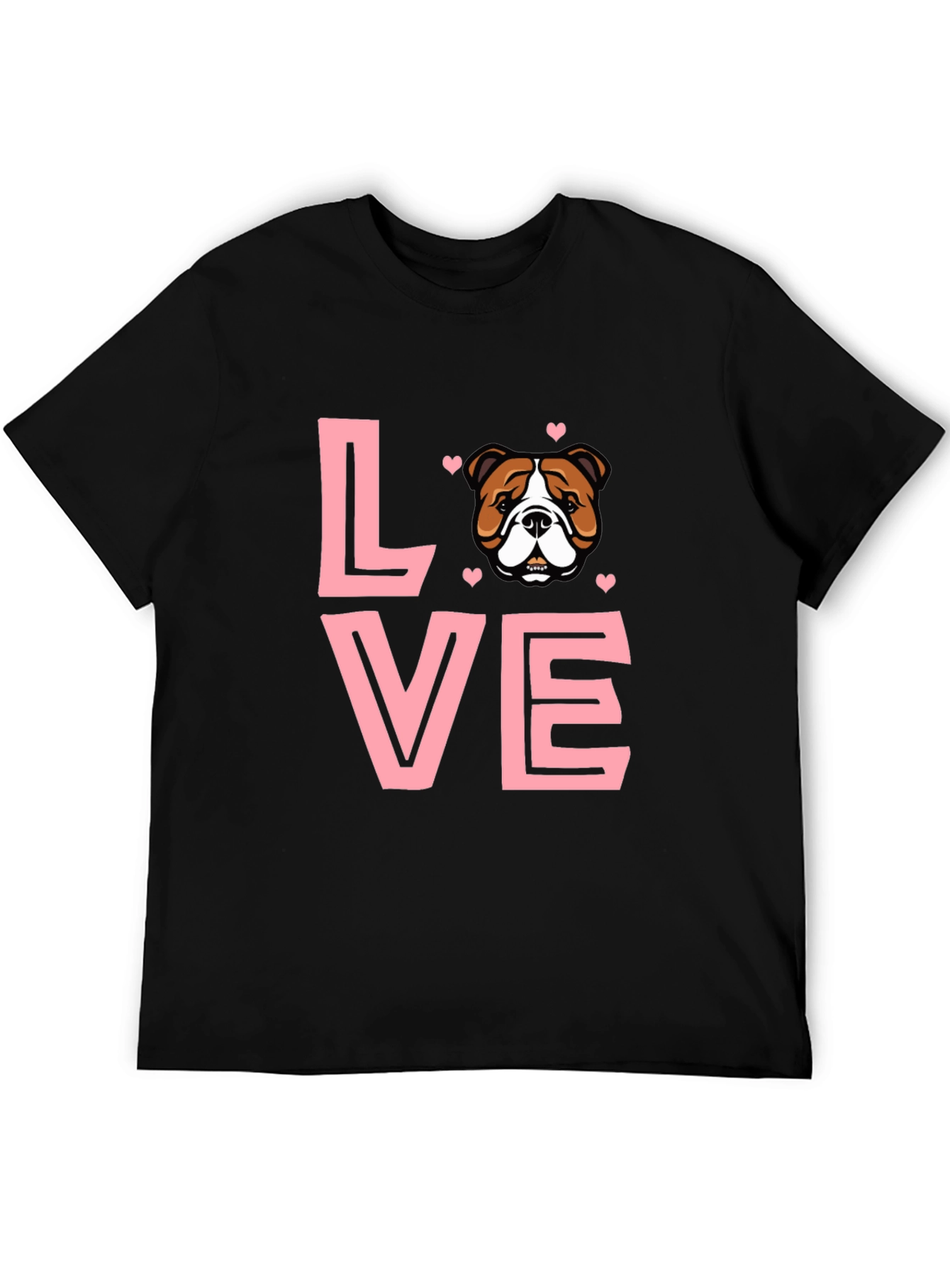 Bulldog Love T-Shirt - Cute Dog Lover Tee