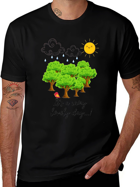 Rainy Day T-Shirt: Cute Weather Graphic Tee