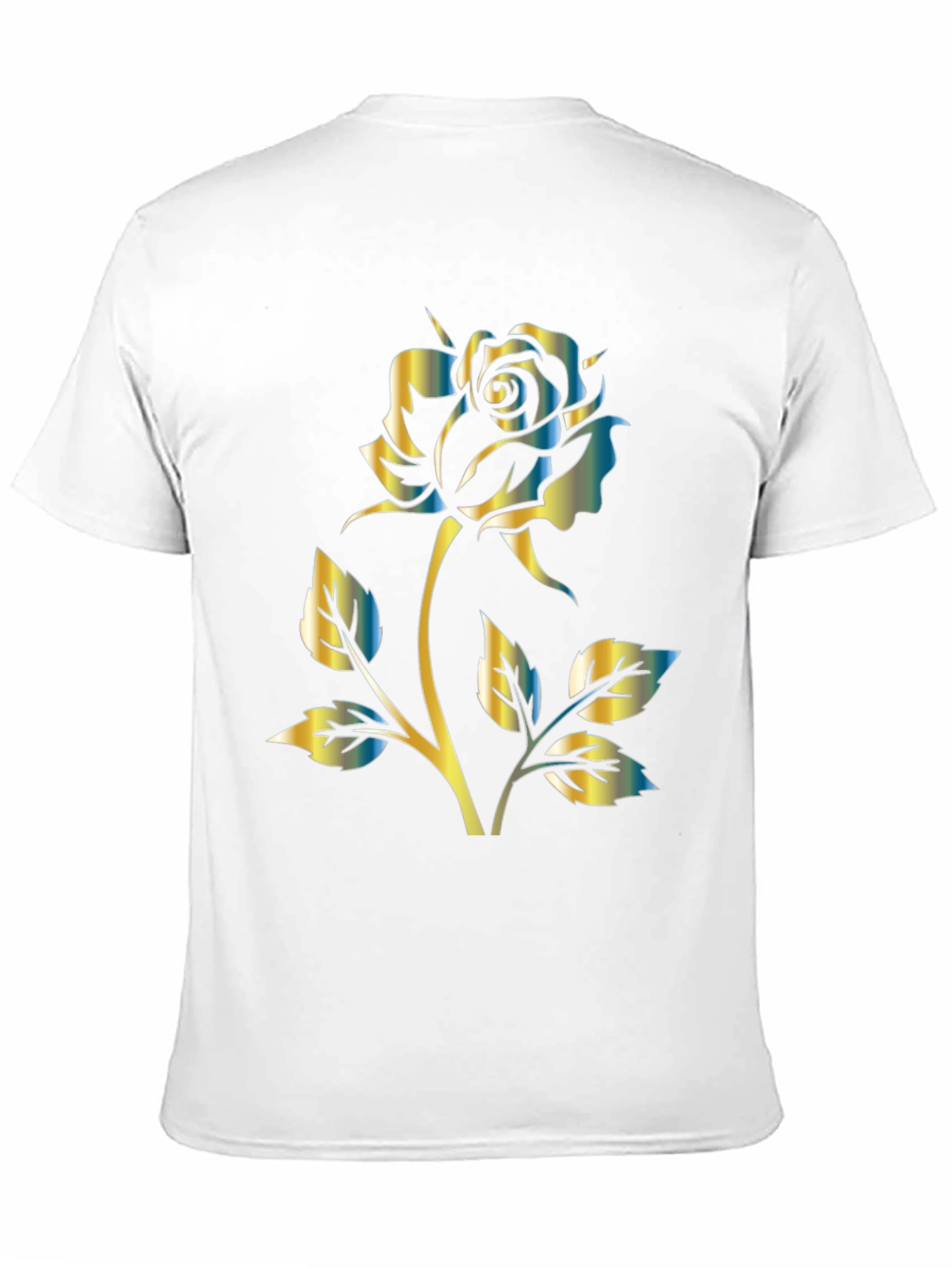 Rose Graphic Black T-Shirt