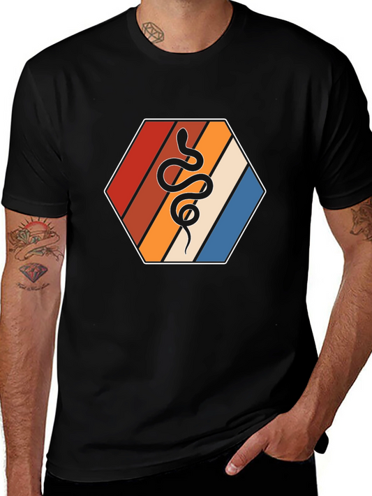 Retro Snake T-Shirt - Vintage Style