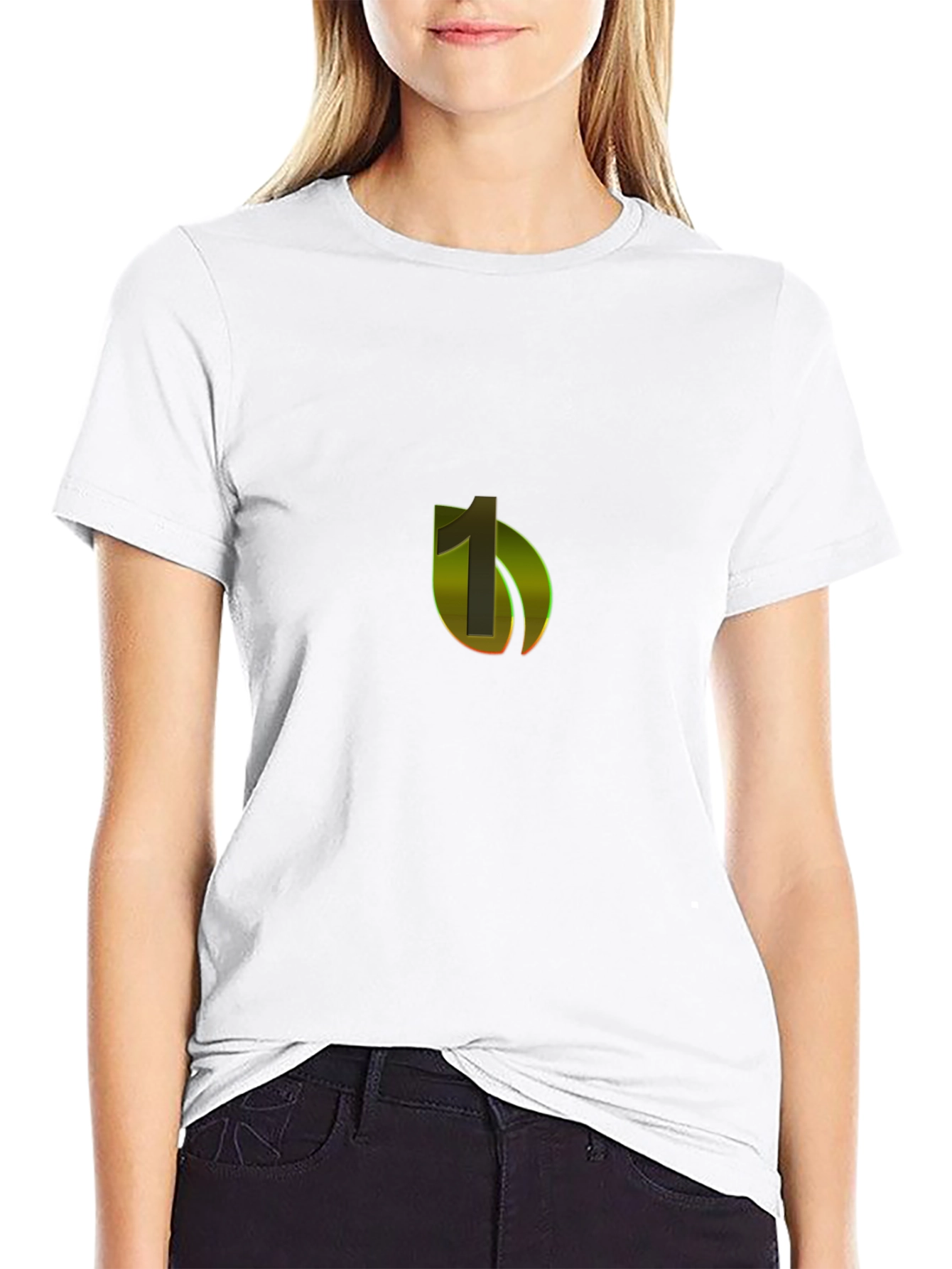 Stylish Black T-Shirt with Modern Logo