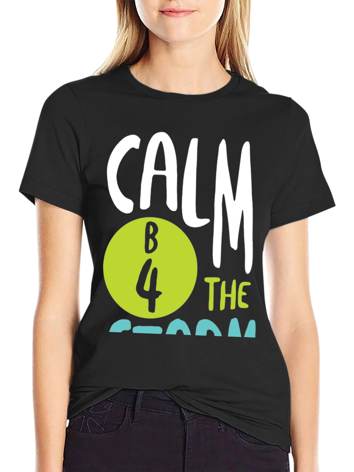 Calm B 4 the Storm Black T-Shirt