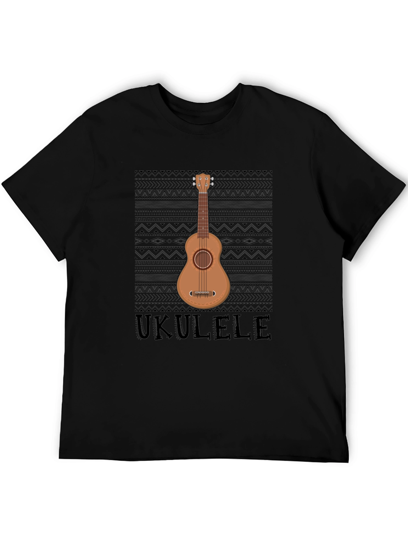 Ukulele Graphic T-Shirt - Music Lover Tee