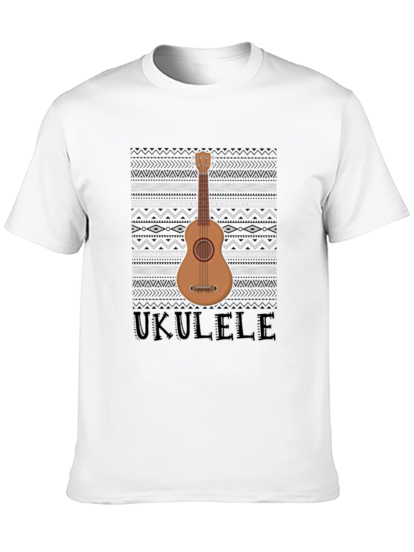Ukulele Graphic T-Shirt - Music Lover Tee