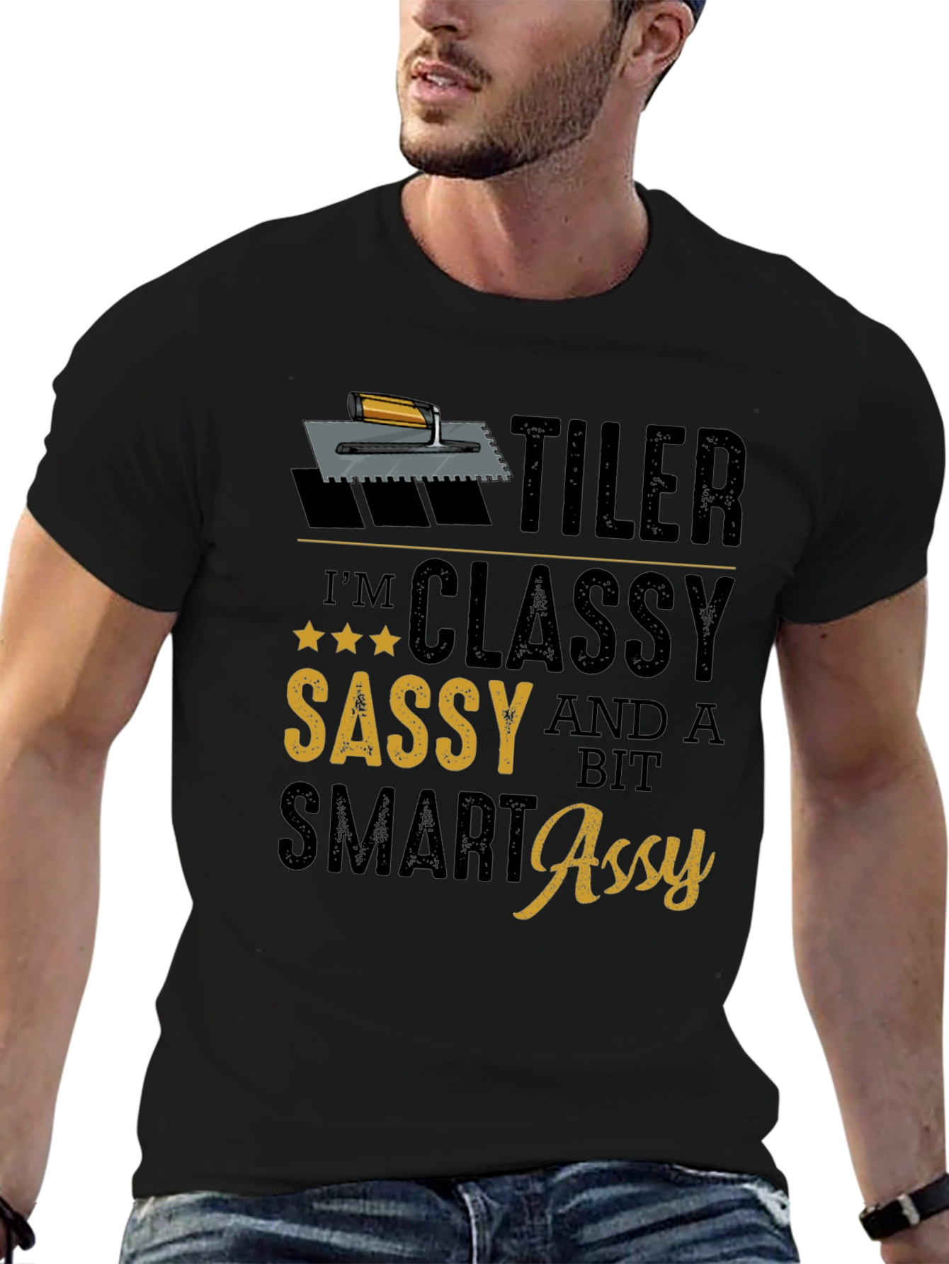 Tiler Classy Sassy Smart Assy Black T-Shirt