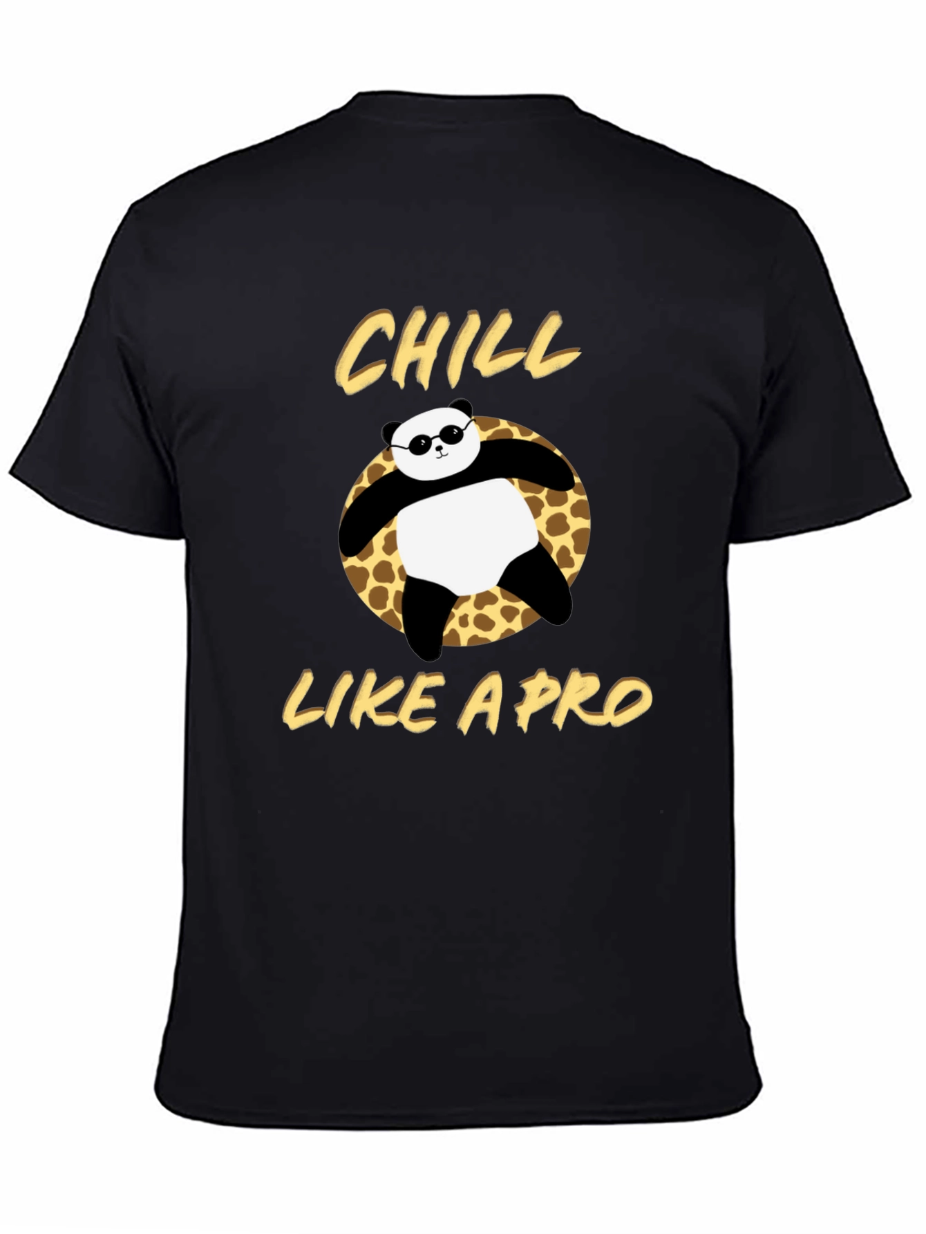 Chill Like a Pro Panda Graphic T-Shirt