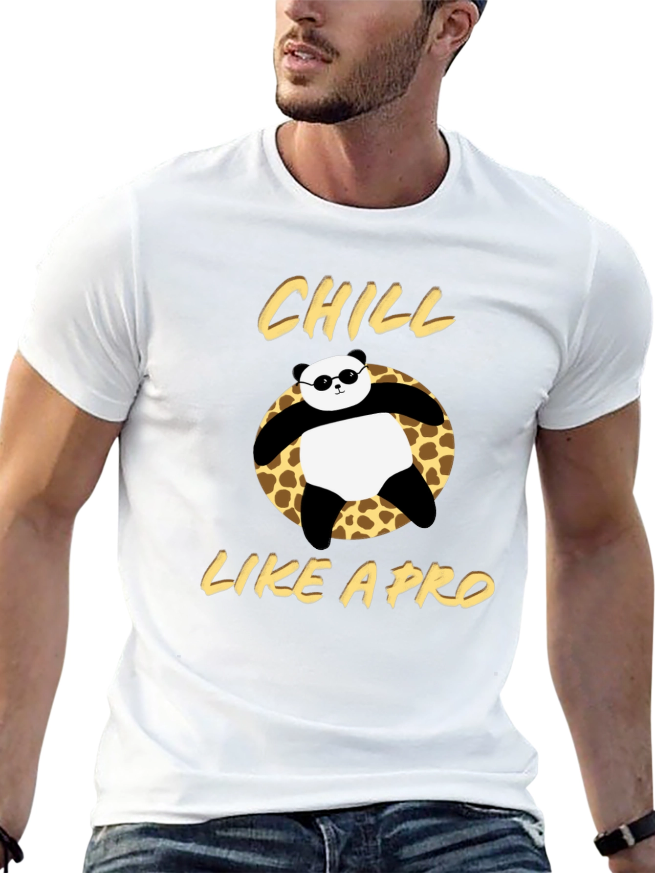 Chill Like a Pro Panda Graphic T-Shirt