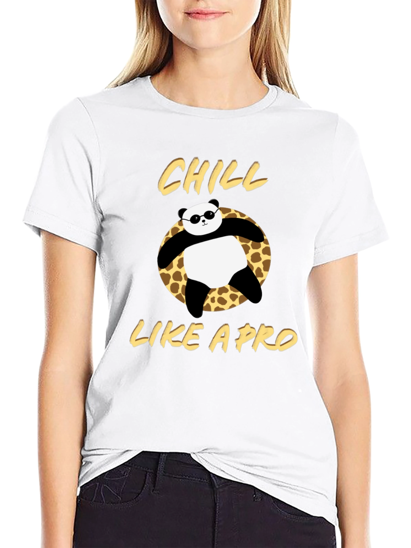 Chill Like a Pro Panda Graphic T-Shirt