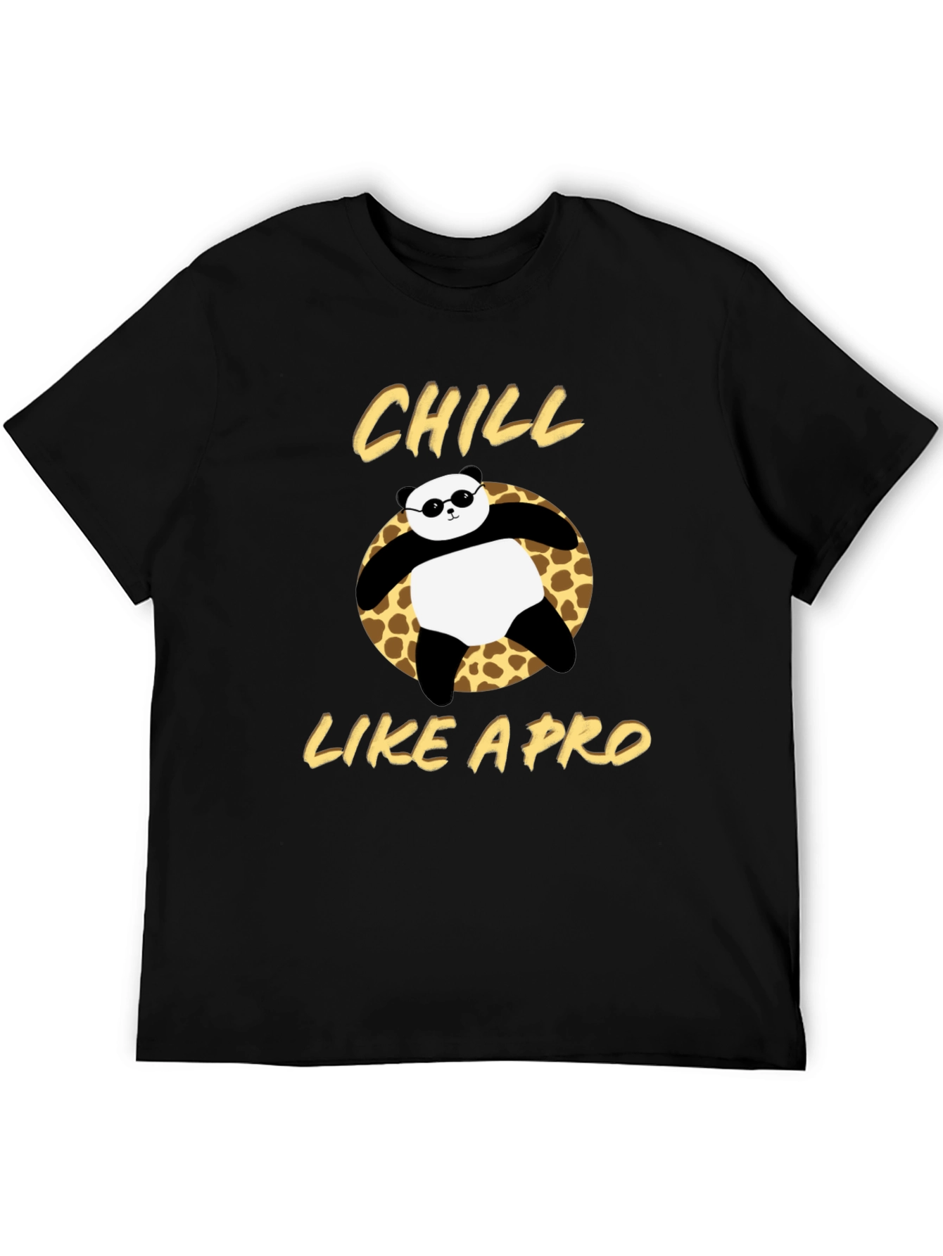 Chill Like a Pro Panda Graphic T-Shirt